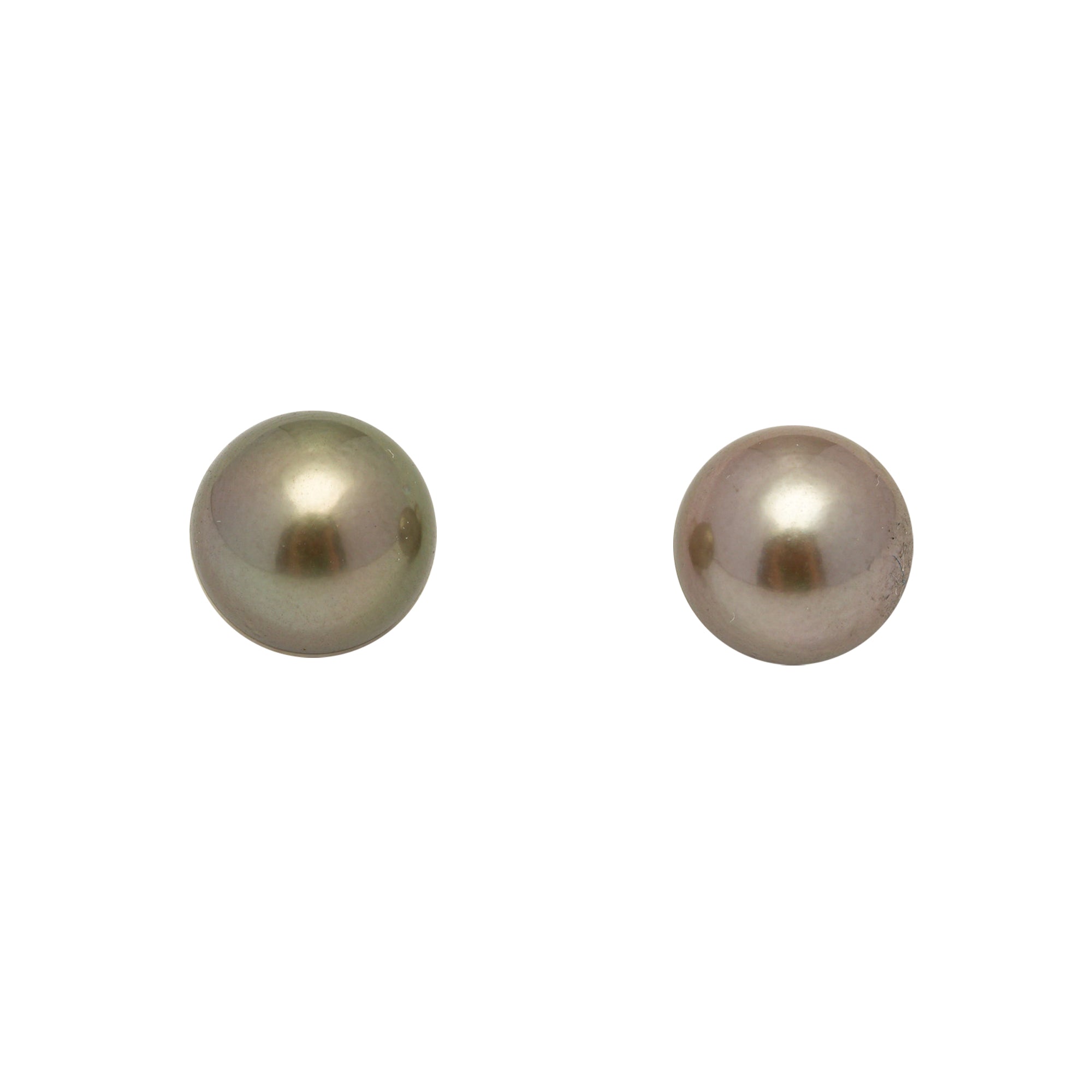 2pcs Light 10.4-10.5mm - RSR AAA Quality Tahitian Pearl Pair ER1741