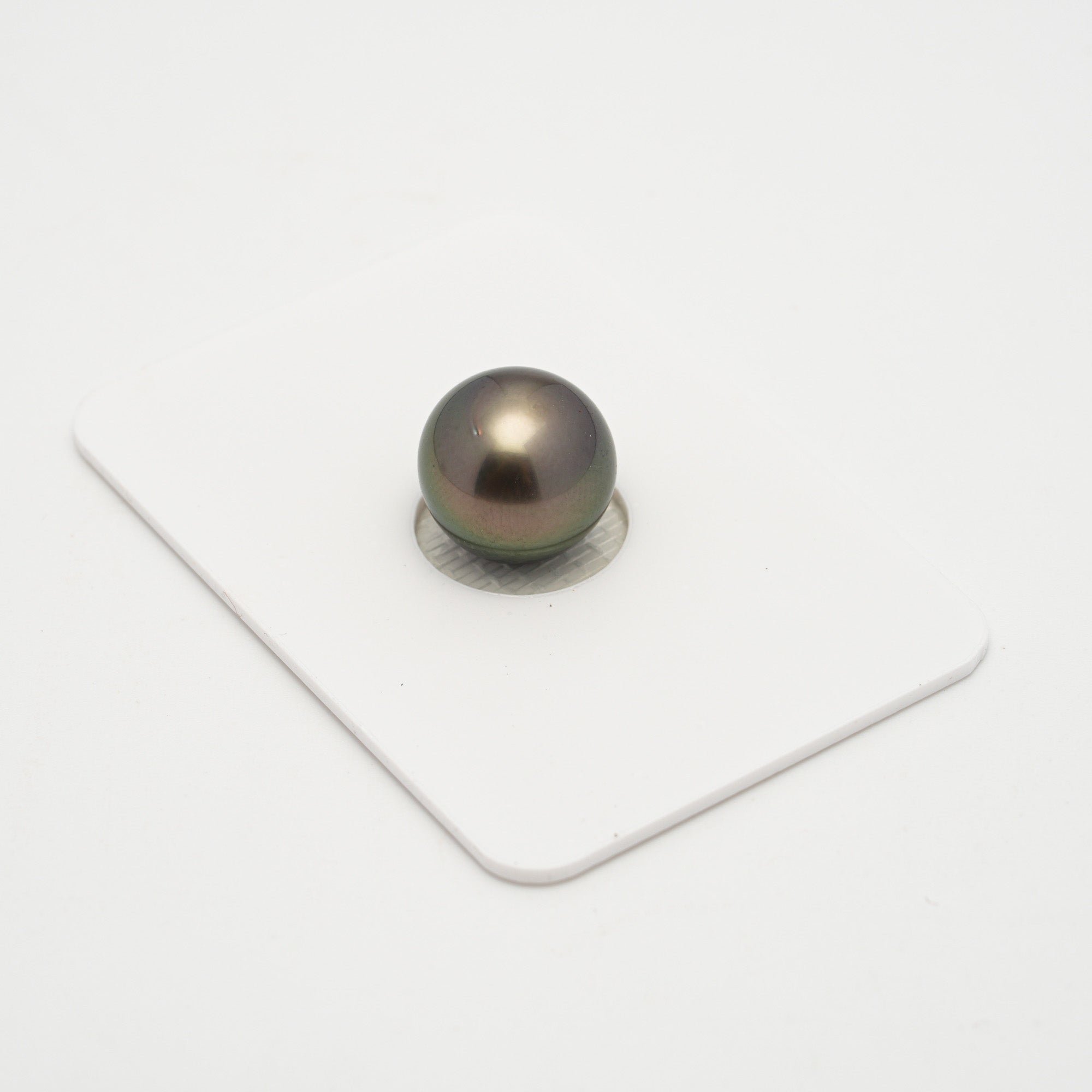 1pcs Olive Green 11.3mm - NR AA Quality Tahitian Pearl Single LP2204 HL3