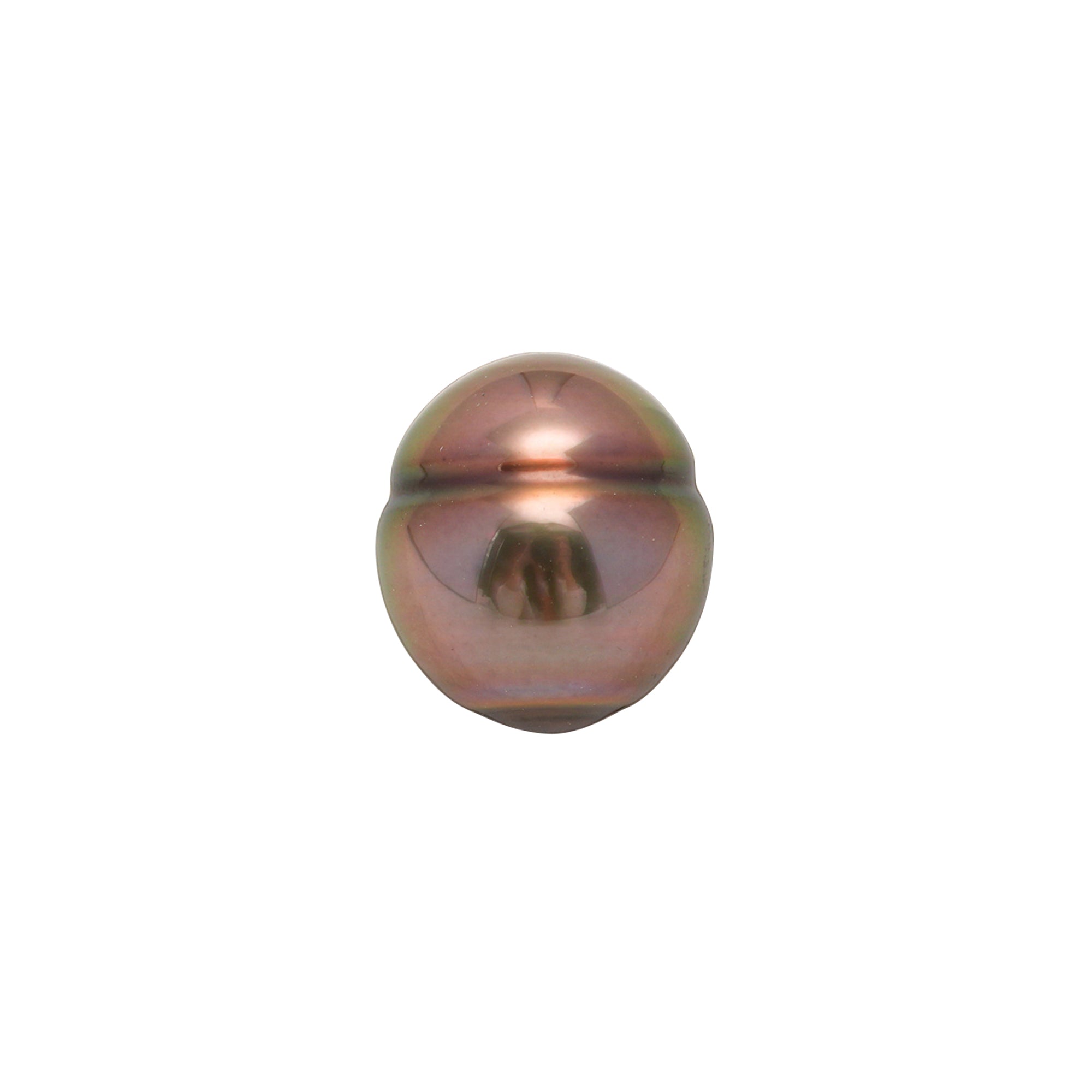1pcs "RARE" Copper 9.5mm - CL AAA Quality Tahitian Pearl Single LP2299 HL4