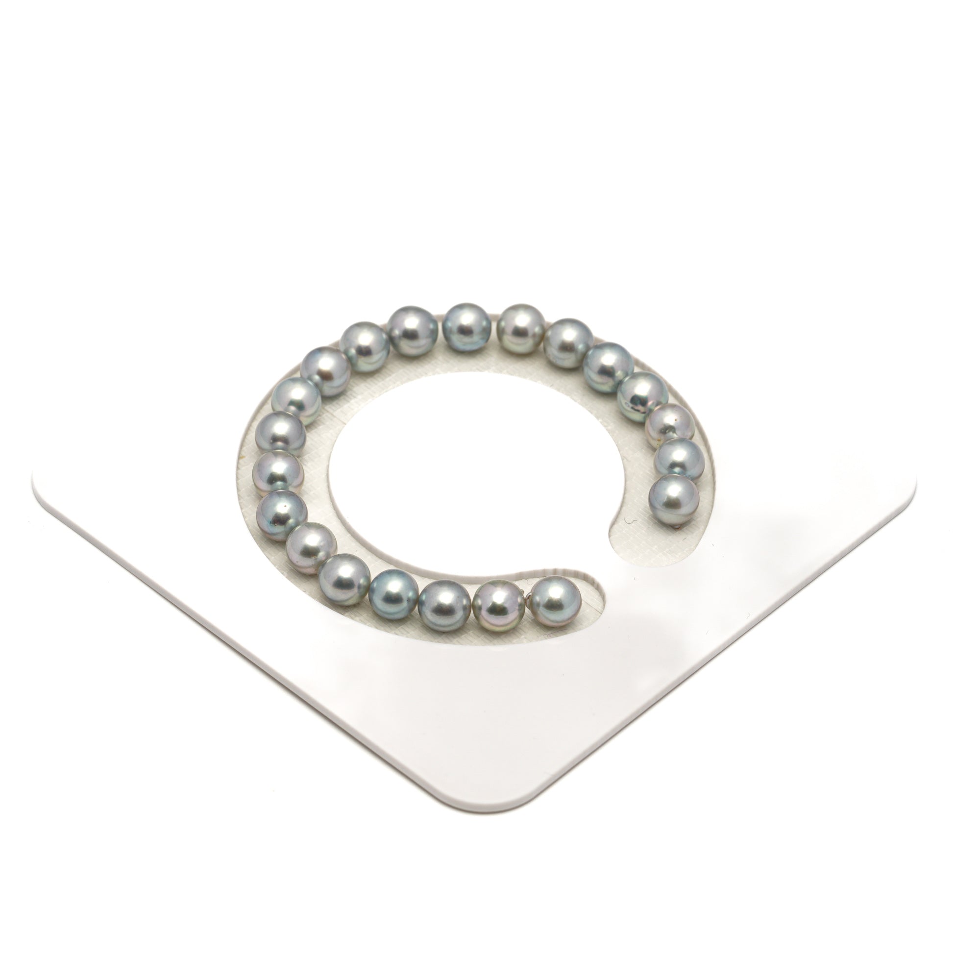 21pcs Akoya Pearl Silver Mix 7.4-7.9mm - SR/NR AAA/AA Quality Bracelet AKBR2399 CMA1