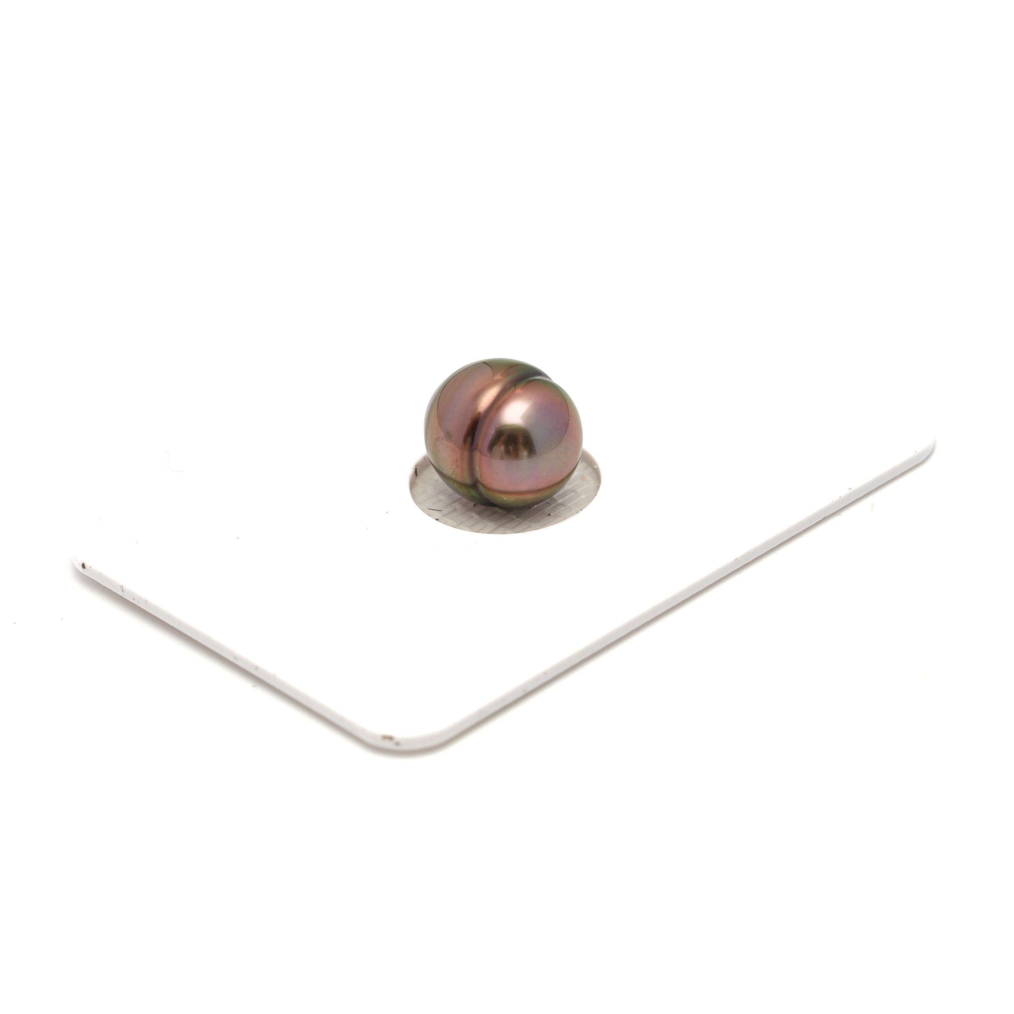 1pcs "RARE" Copper 9.5mm - CL AAA Quality Tahitian Pearl Single LP2299 HL4