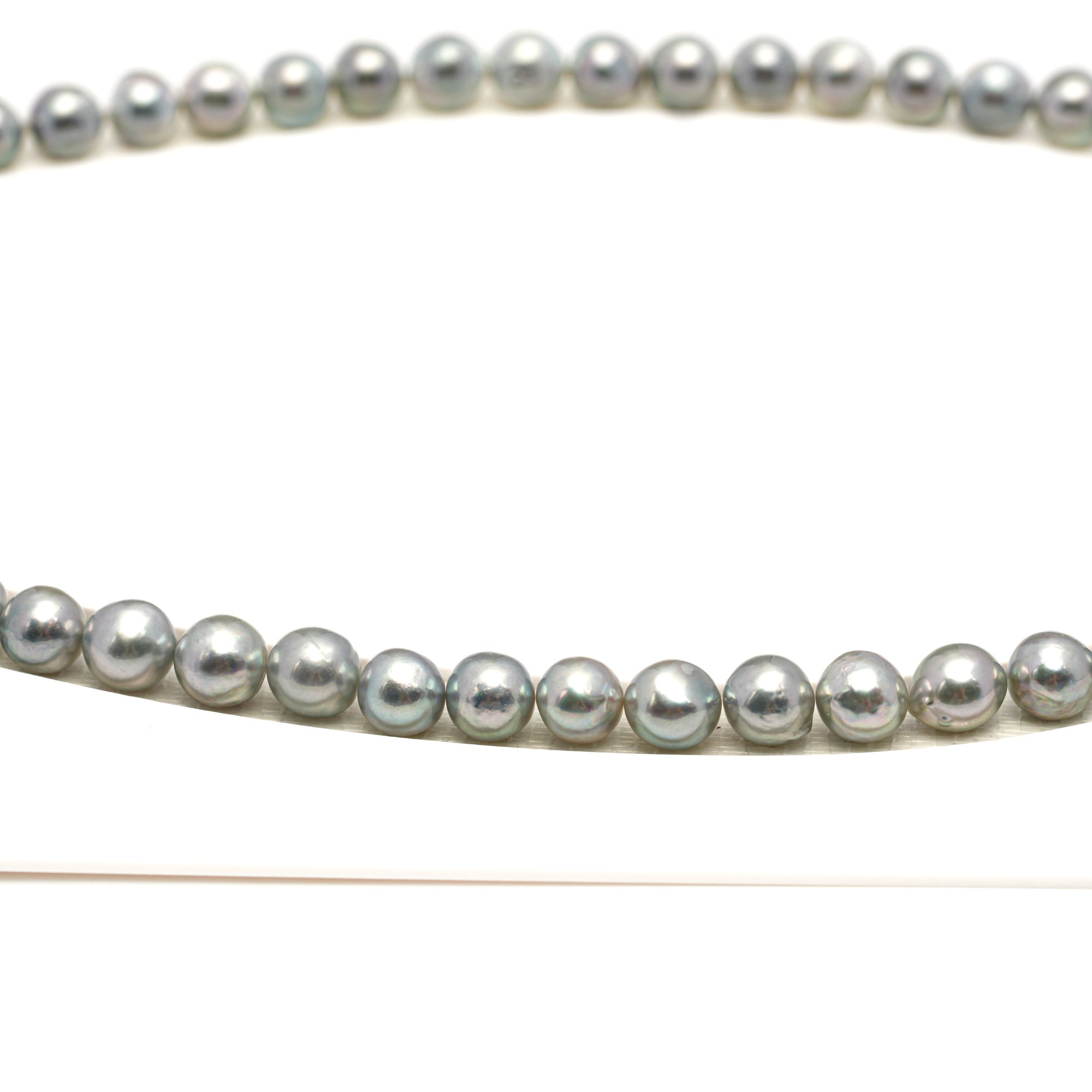 50pcs Akoya Pearl "High Luster" Silver Mix 7-7.9mm - BQ AAA/AA Quality Necklace AKNL1749 CMA1