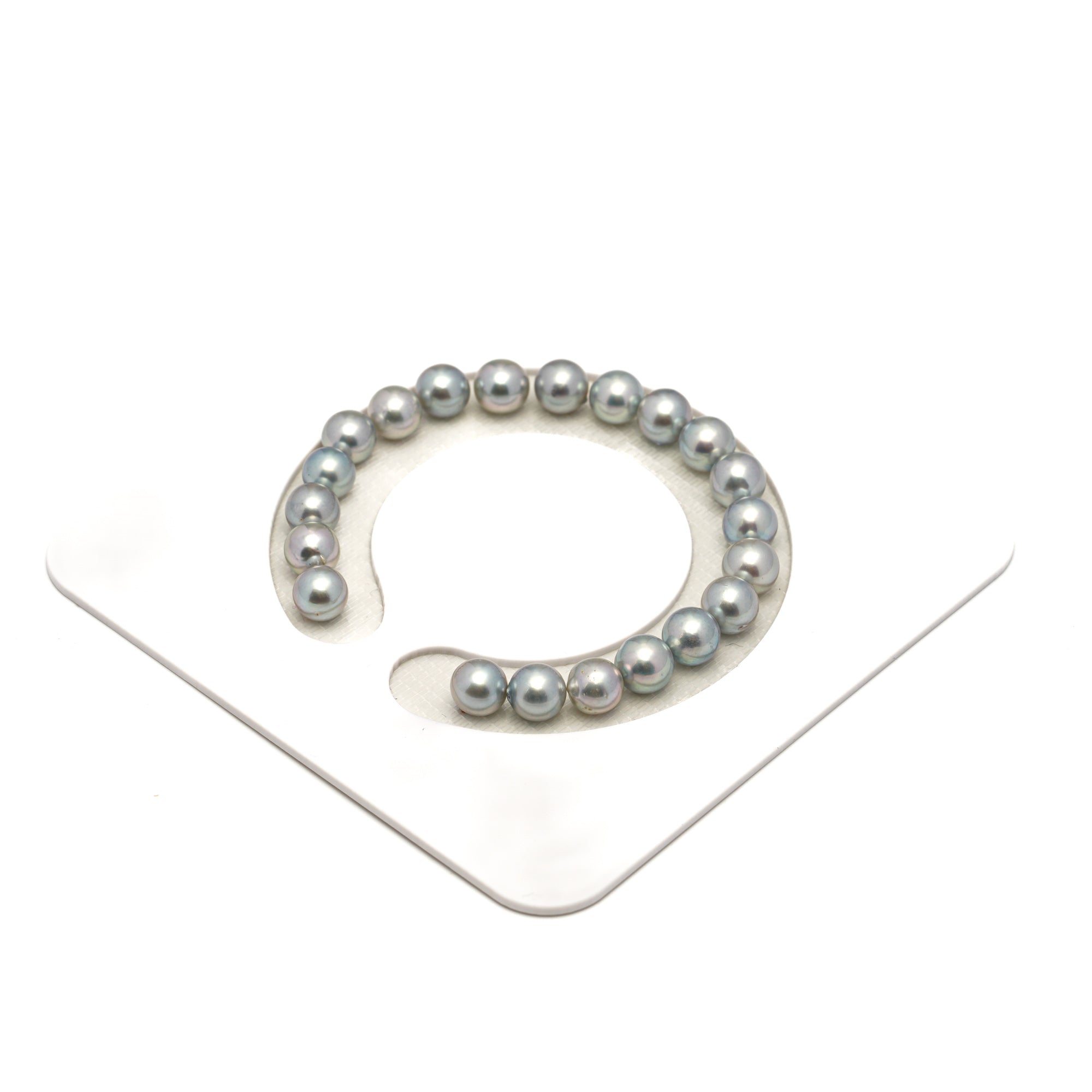 21pcs Akoya Pearl Silver Mix 7.4-7.9mm - SR/NR AAA/AA Quality Bracelet AKBR2399 CMA1