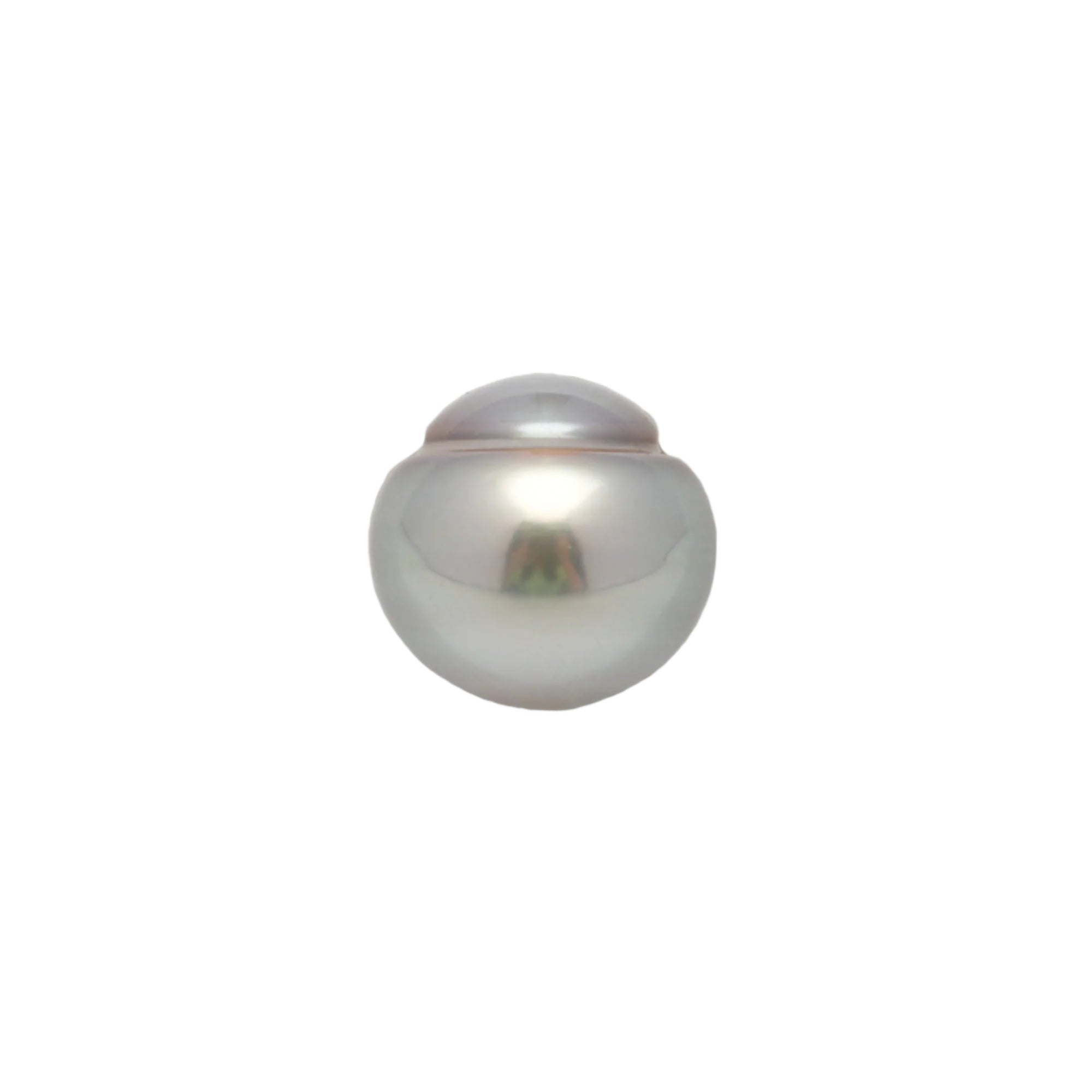 1pcs "High Luster" Silver 10.9mm - CL TOP Quality Tahitian Pearl Single LP1870 THMIX2.6
