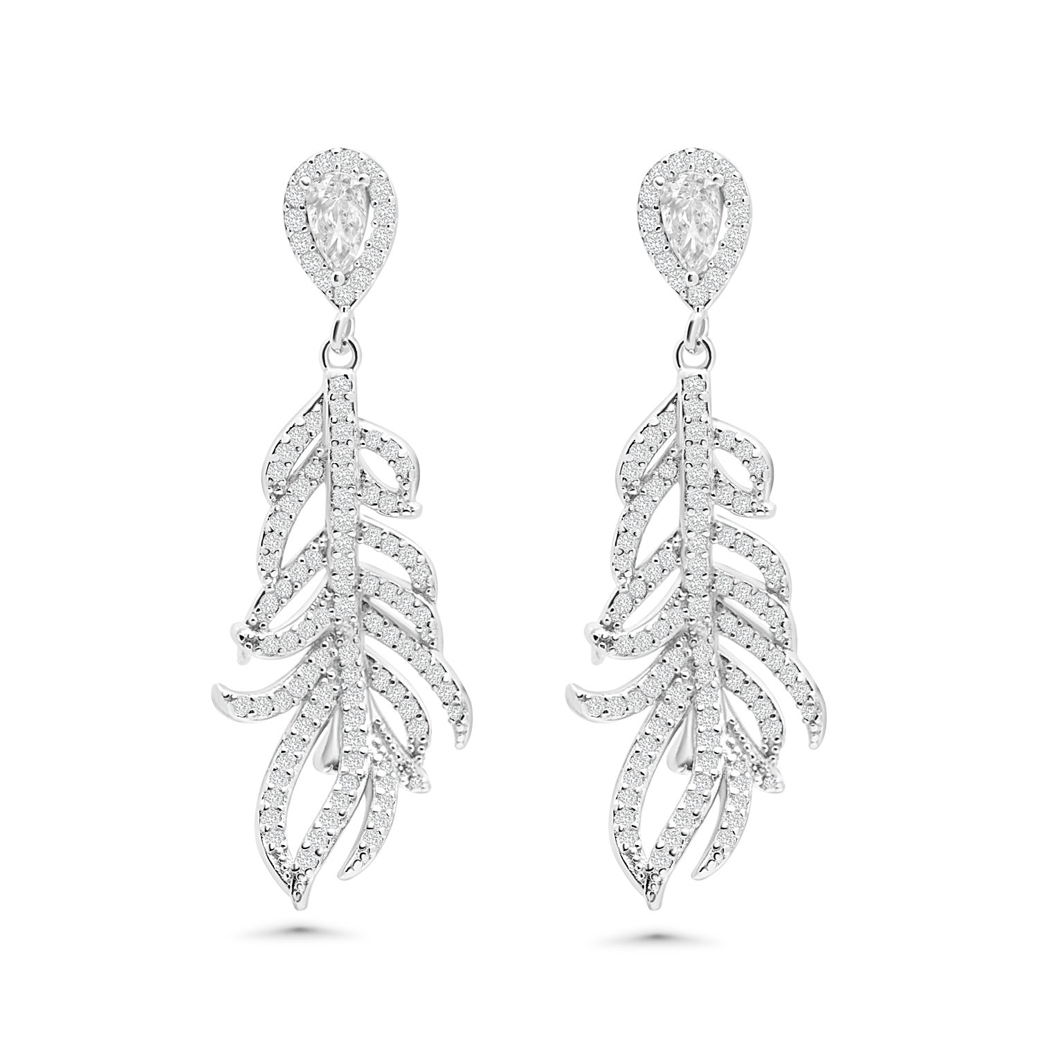 Dangle Earring Bails 925 Silver for Pearl SC290