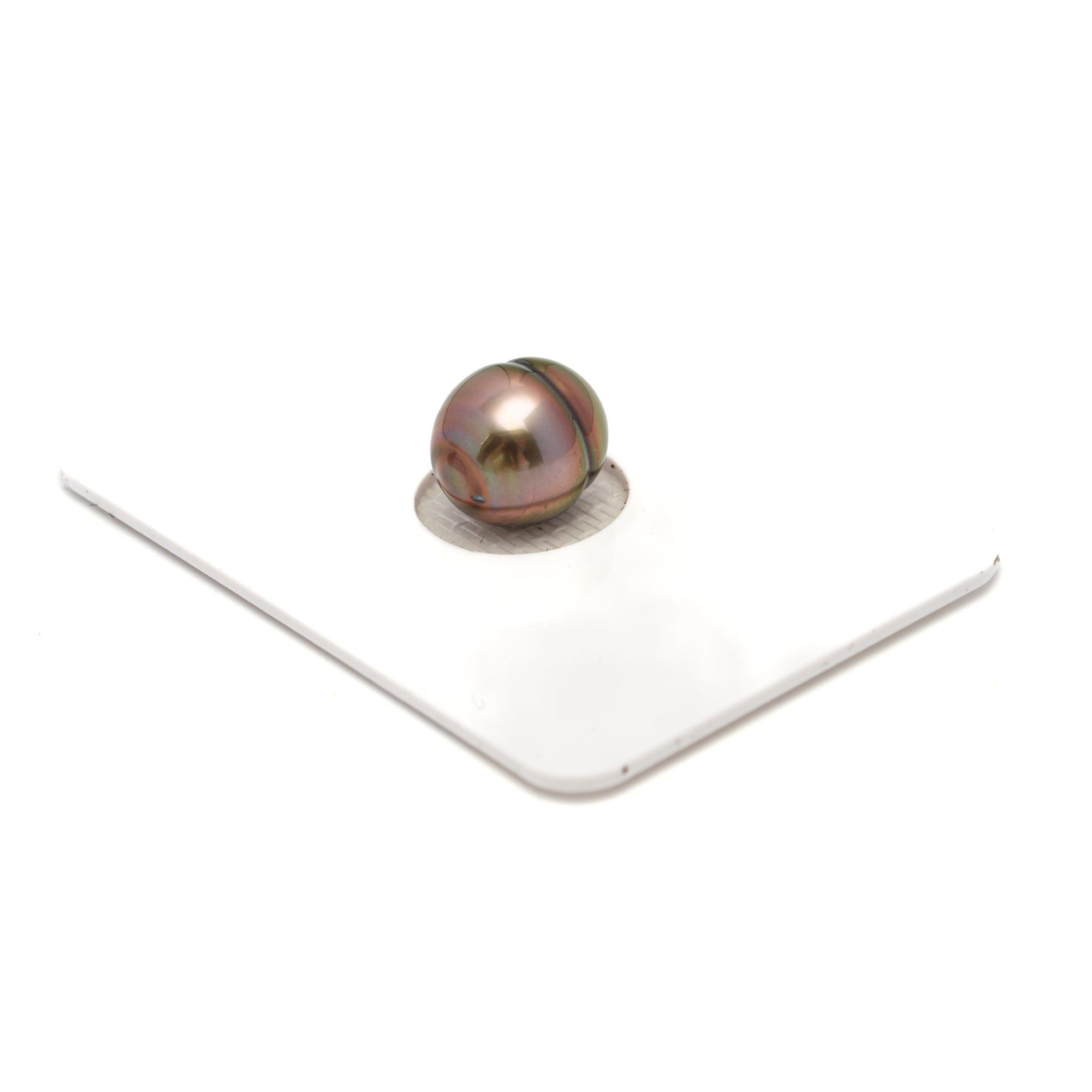 1pcs "RARE" Copper 9.5mm - CL AAA Quality Tahitian Pearl Single LP2299 HL4