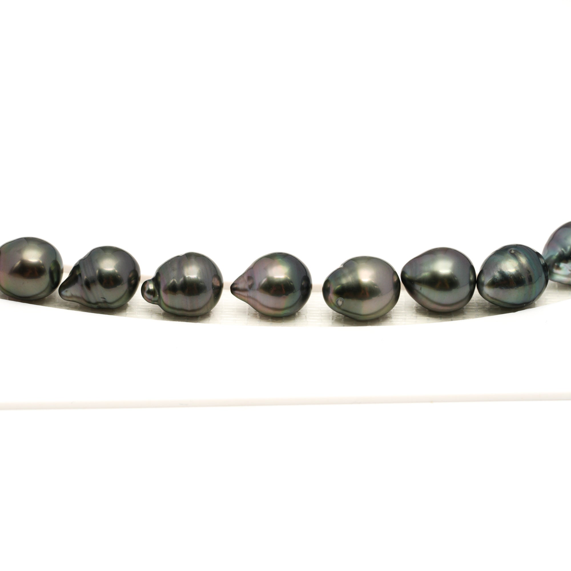 35pcs Dark 8-11mm - SB AAA Quality Tahitian Pearl Necklace NL1771 LP1