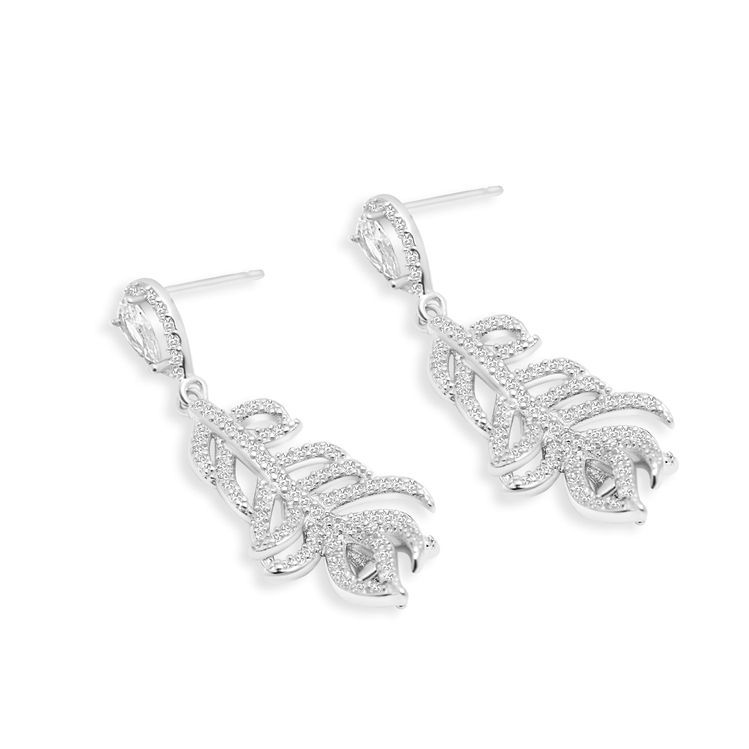 Dangle Earring Bails 925 Silver for Pearl SC290