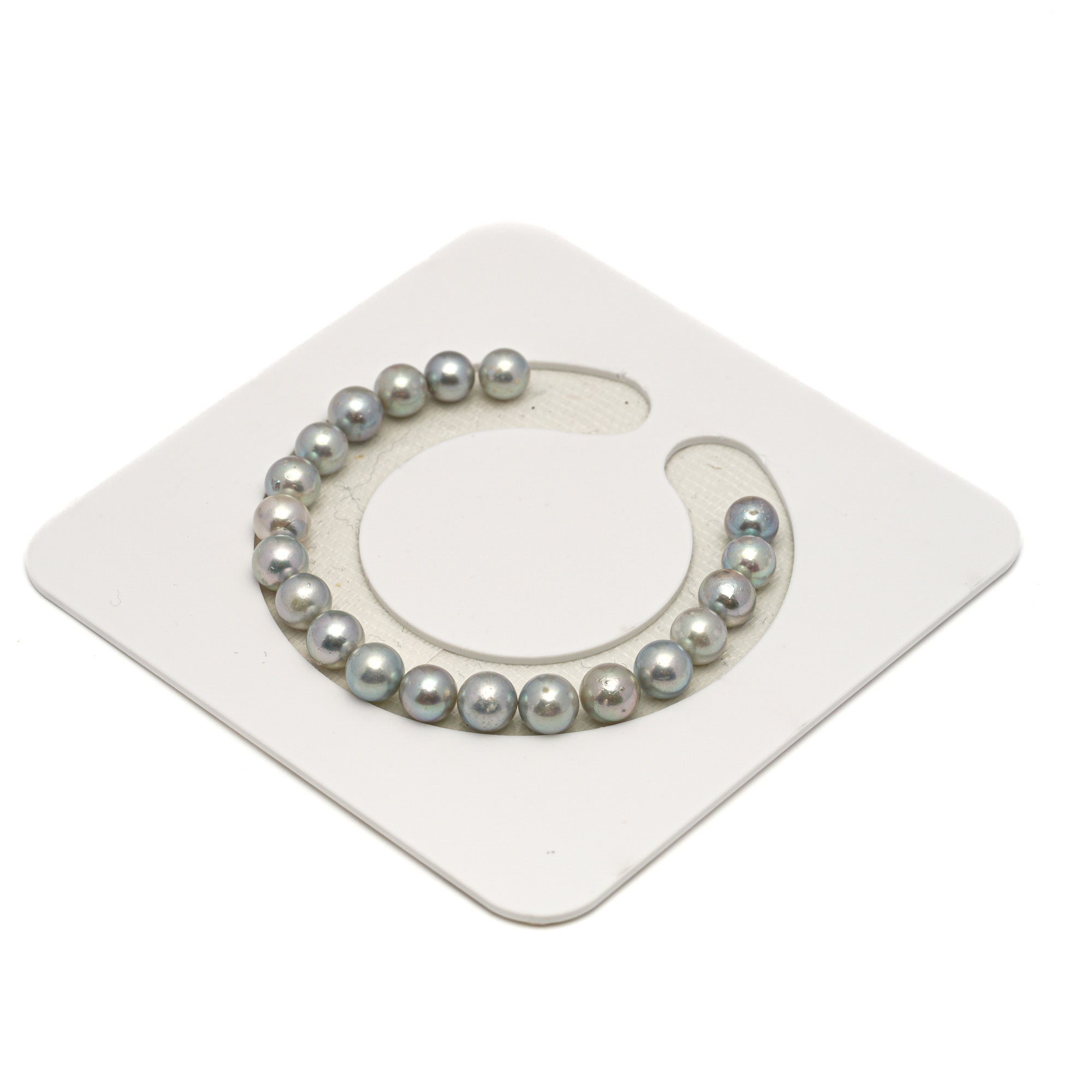 20pcs Akoya Pearl Light Mix 7.1-7.7mm - SB/NR AA/A Quality Bracelet AKBR2425 CMA1
