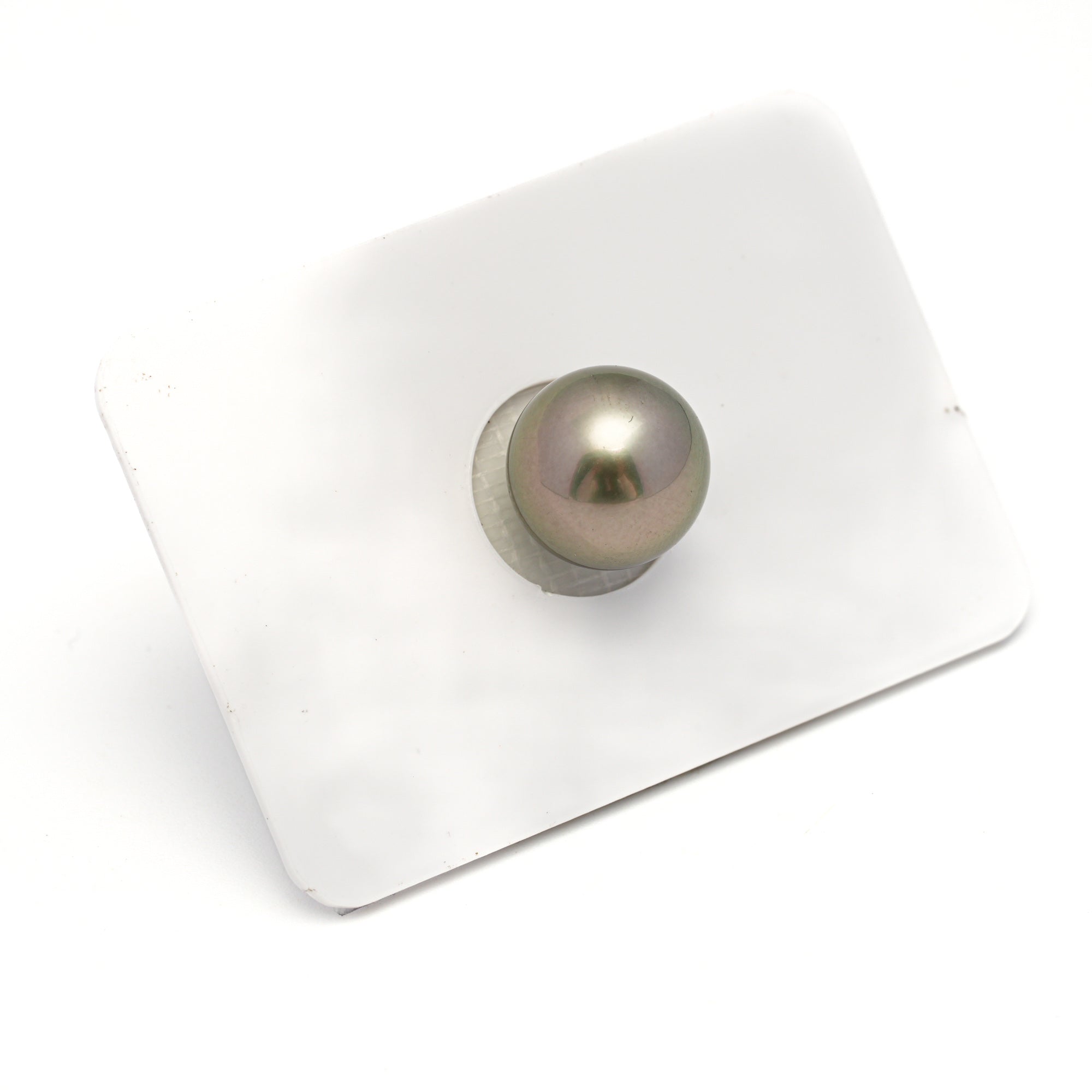 1pcs Olive Green 11.1mm - SR AAA Quality Tahitian Pearl Single LP2237 OR11