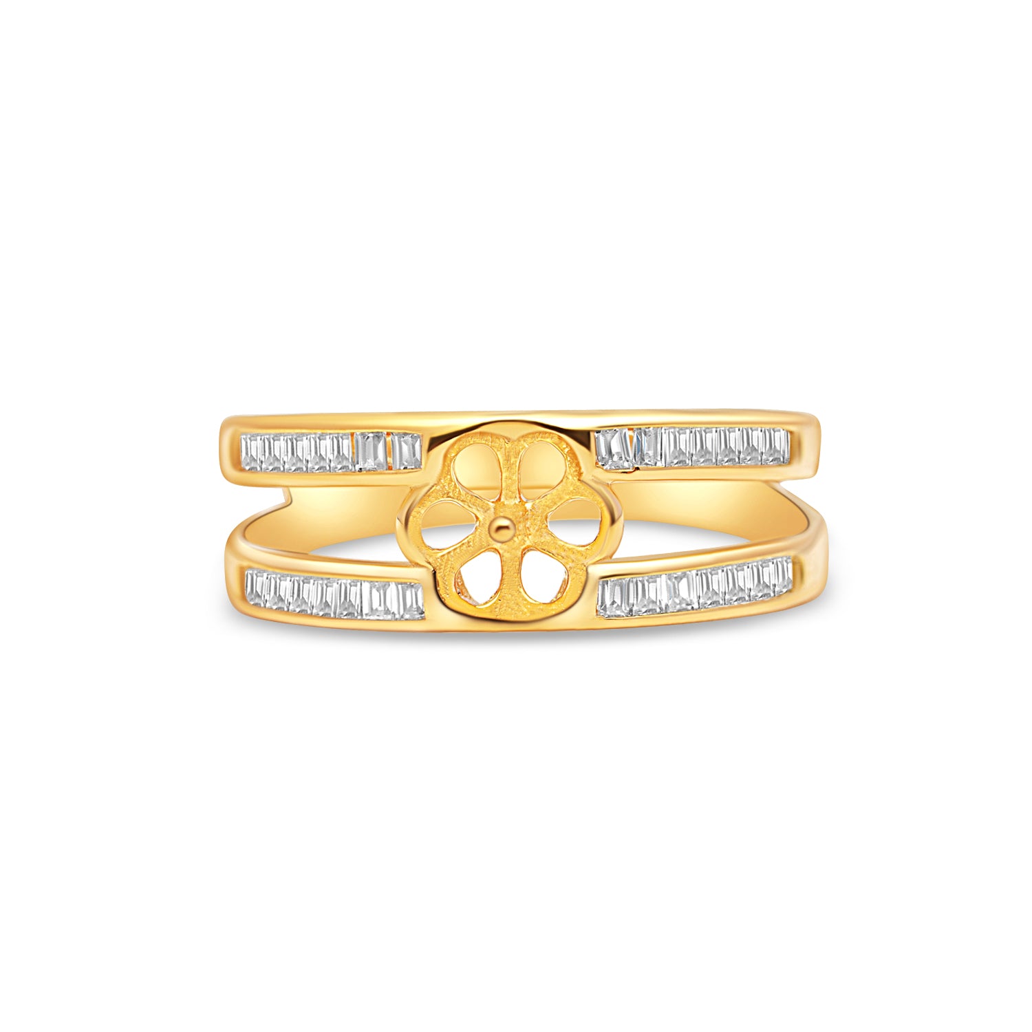 Adjustable Ring 925 Silver for pearl SC403G