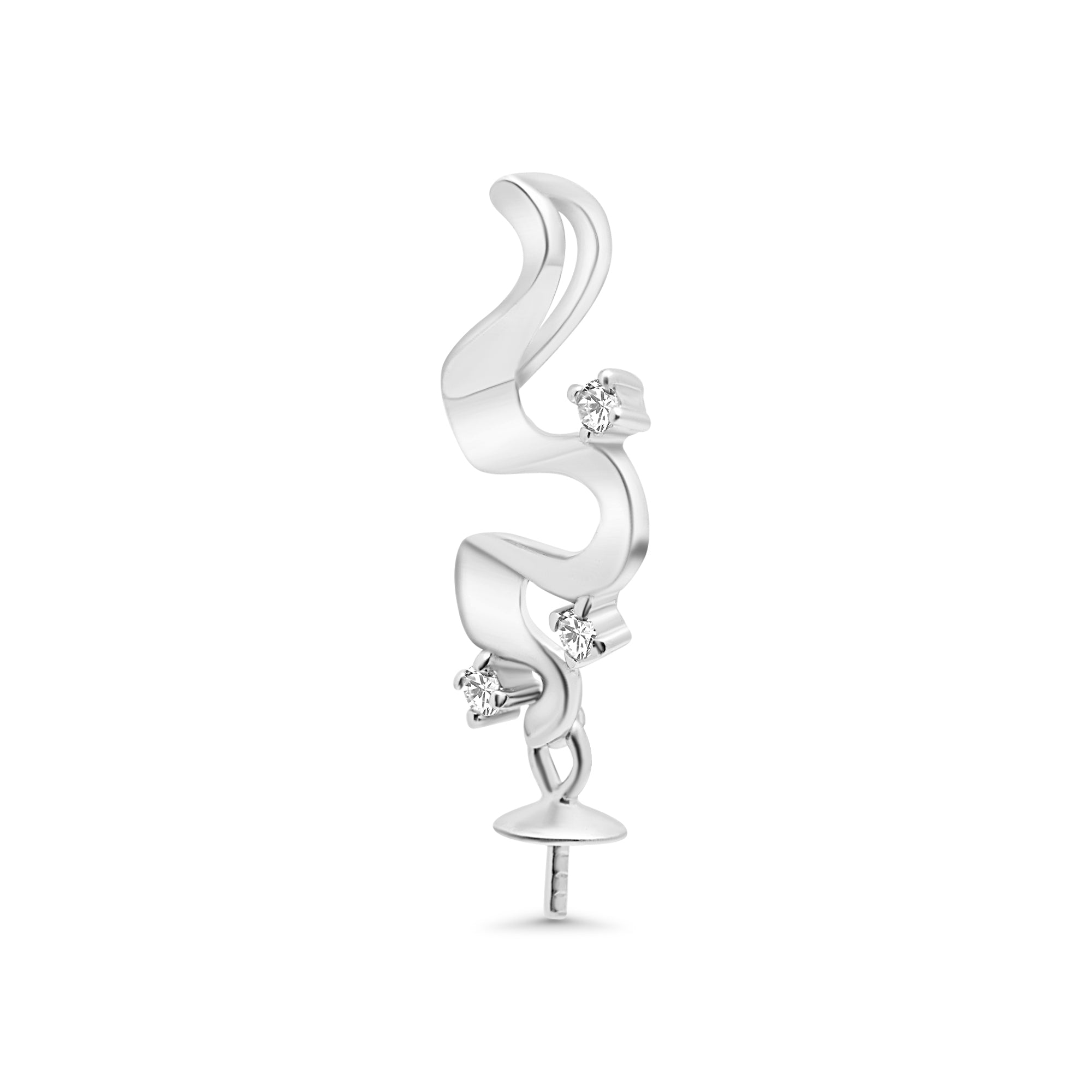 Pendant Clasp 925 Silver for Pearl SC463