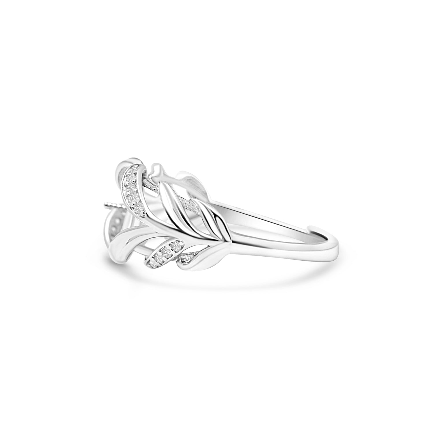 Adjustable Ring 925 Silver for pearl SC390
