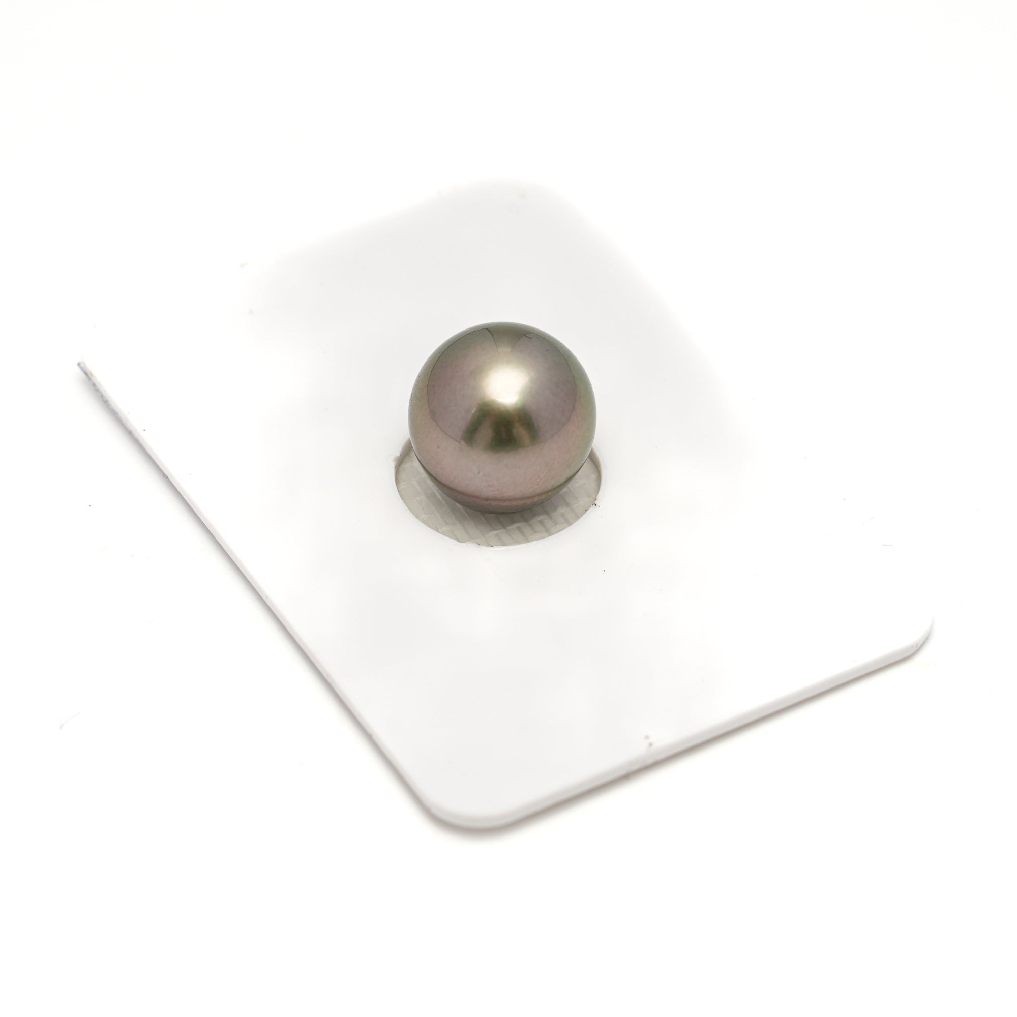 1pcs Olive Green 11.1mm - SR AAA Quality Tahitian Pearl Single LP2237 OR11