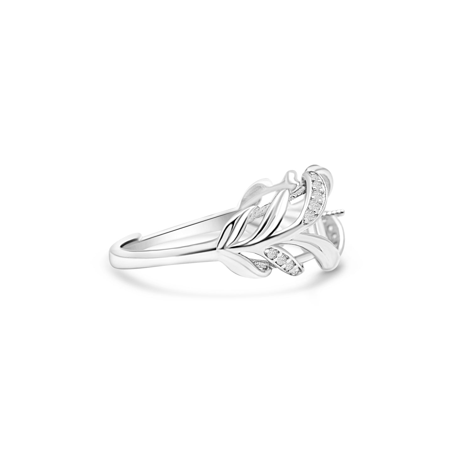 Adjustable Ring 925 Silver for pearl SC390