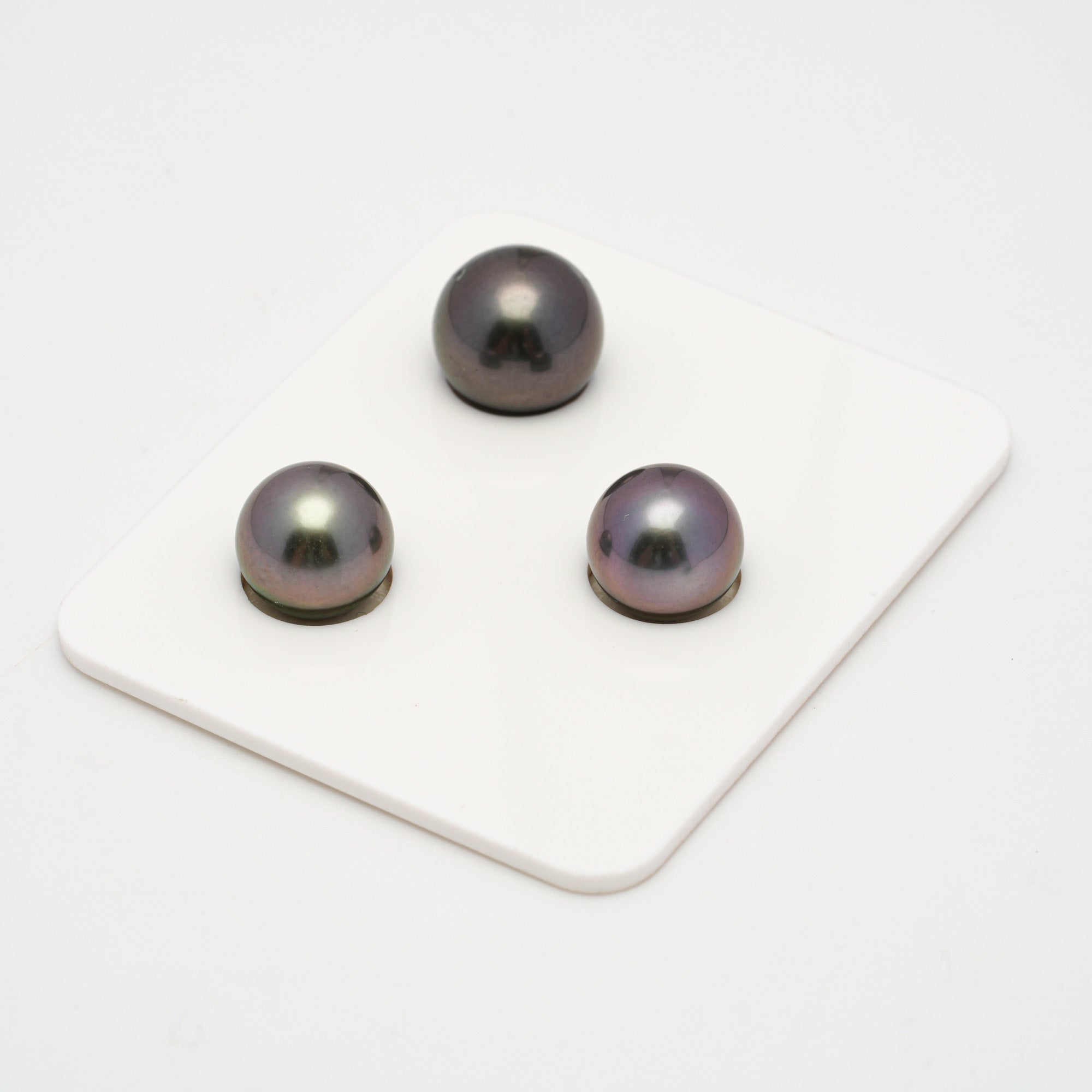 3pcs Cherry Mix 10.2-11.6mm - SR AAA Quality Tahitian Pearl Trio Set ER1462