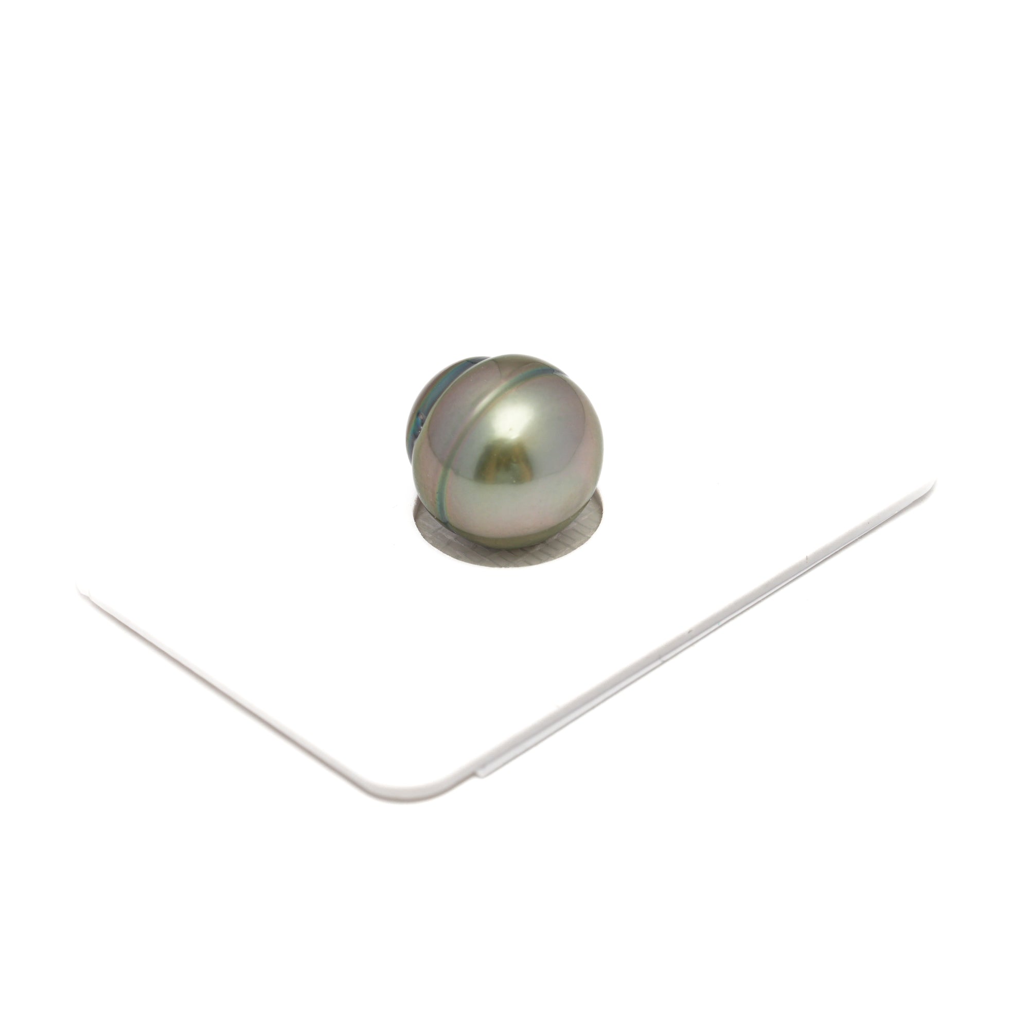 1pcs Light Green 12.4mm - CL AAA Quality Tahitian Pearl Single LP2349 CMP10