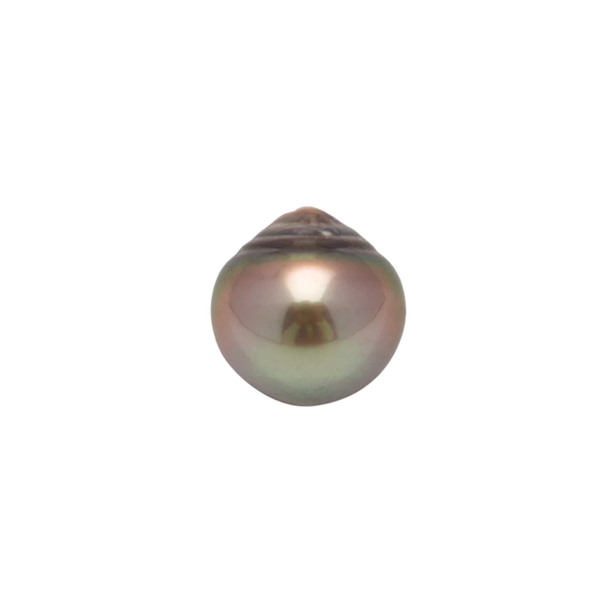 1pcs "High Luster" Light Cherry 9.5mm - CL AAA/AA Quality Tahitian Pearl Single LP2132 HL3