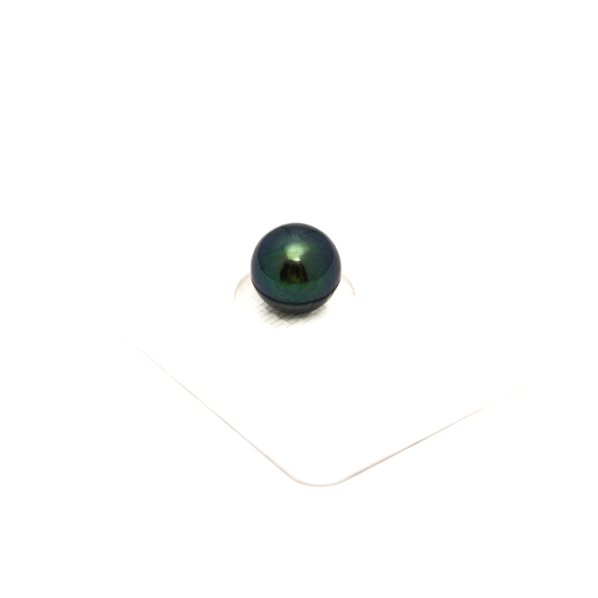 1pcs "High Luster" Blue Green 9.2mm - RSR AA Quality Tahitian Pearl Single LP2381 OR13