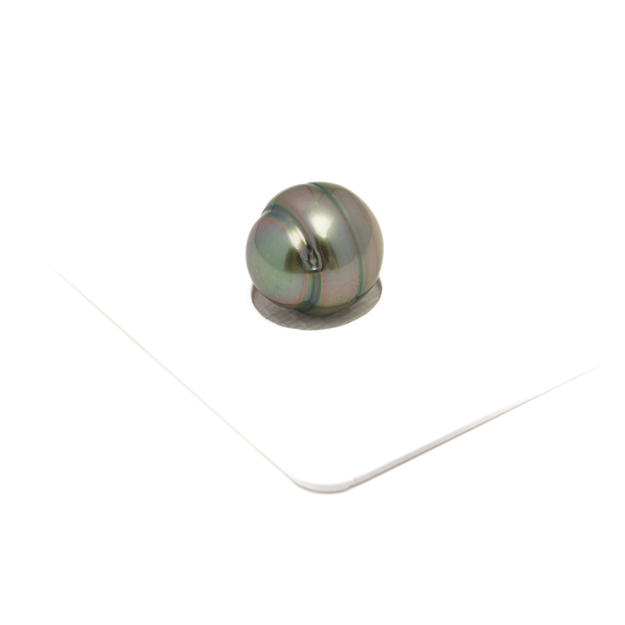 1pcs Light Green 12.4mm - CL AAA Quality Tahitian Pearl Single LP2349 CMP10