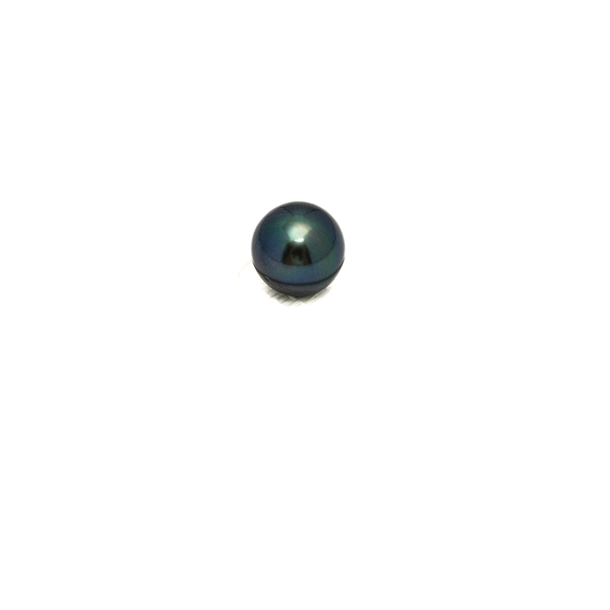 1pcs "High Luster" Blue Green 9.2mm - RSR AA Quality Tahitian Pearl Single LP2381 OR13