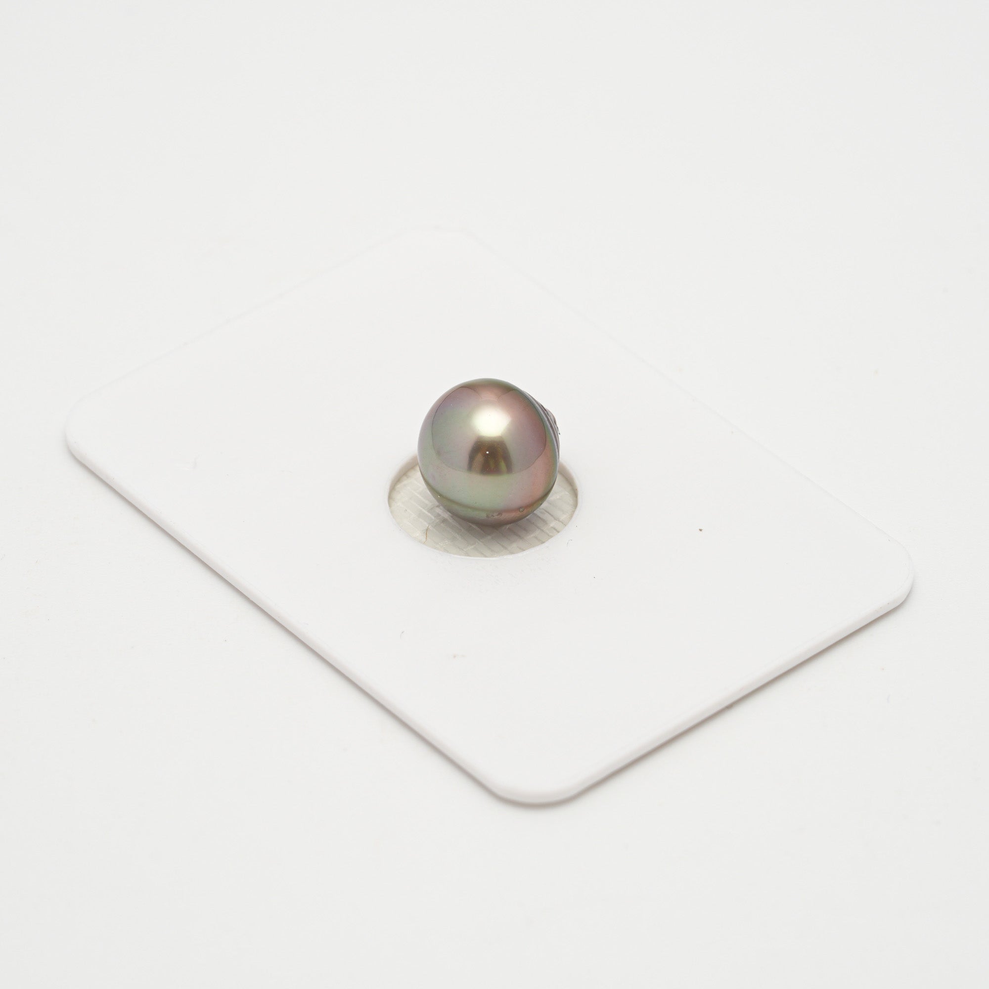 1pcs "High Luster" Light Cherry 9.5mm - CL AAA/AA Quality Tahitian Pearl Single LP2132 HL3