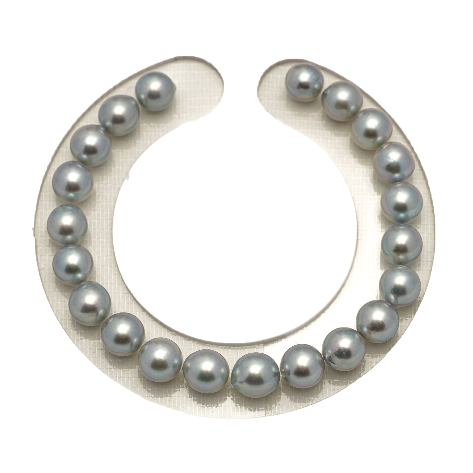 21pcs Akoya Pearl Silver 7.2-7.8mm - SR/NR AAA/AA Quality Bracelet AKBR2402 CMA1