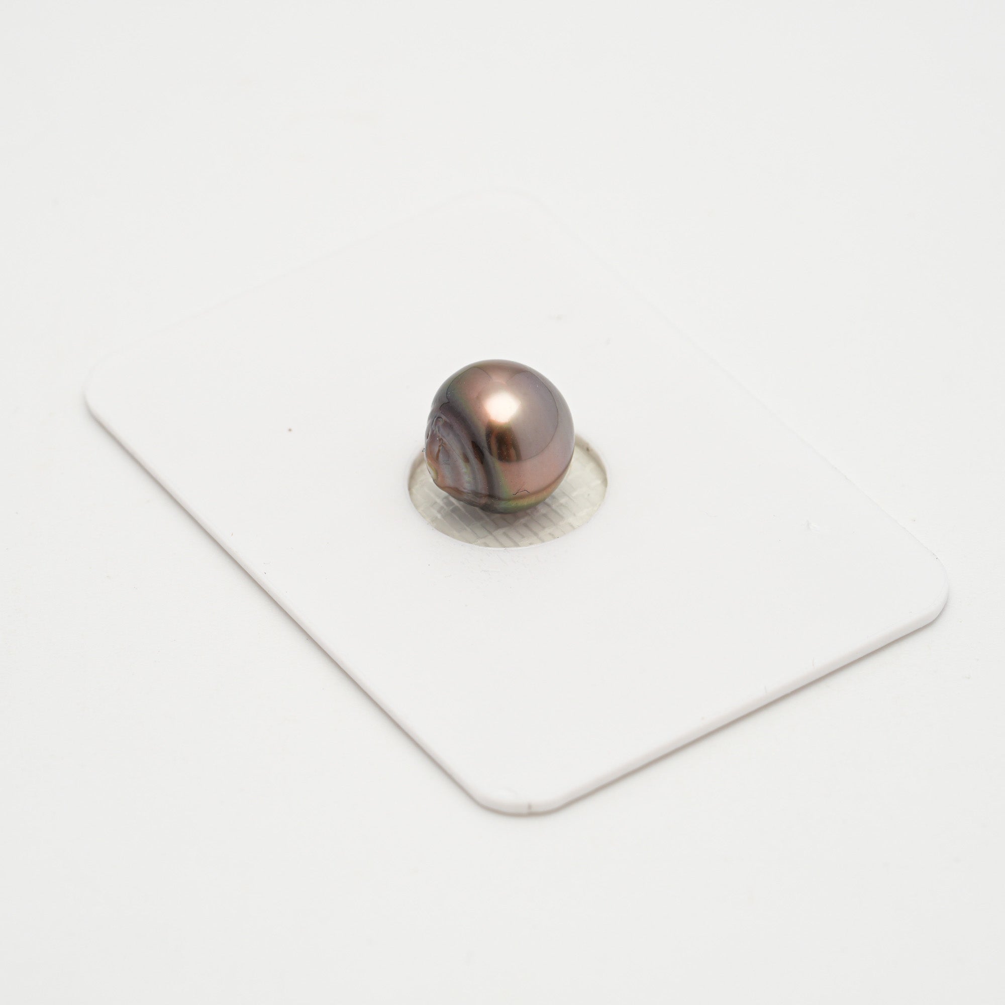 1pcs "High Luster" Light Cherry 9.5mm - CL AAA/AA Quality Tahitian Pearl Single LP2132 HL3