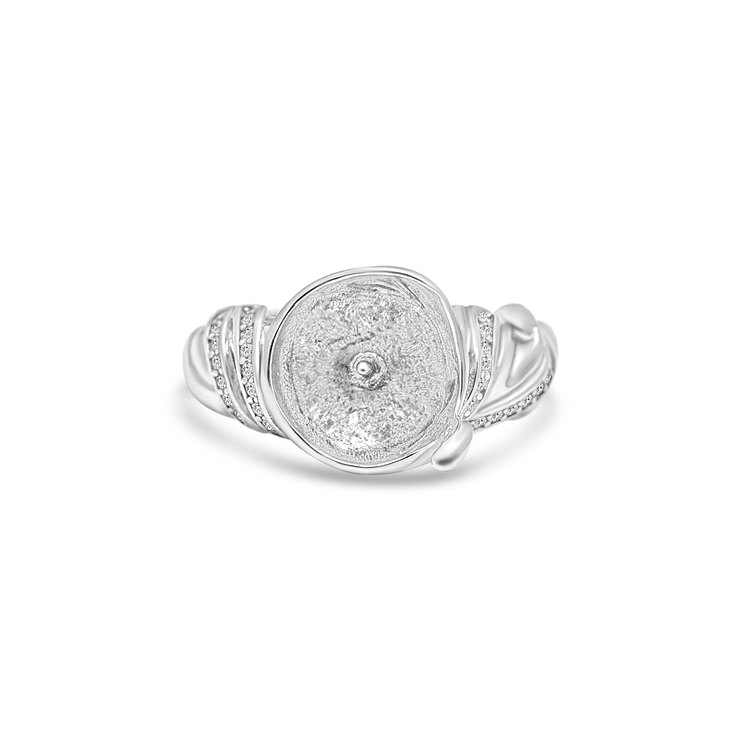 Adjustable Ring 925 Silver for pearl SC392