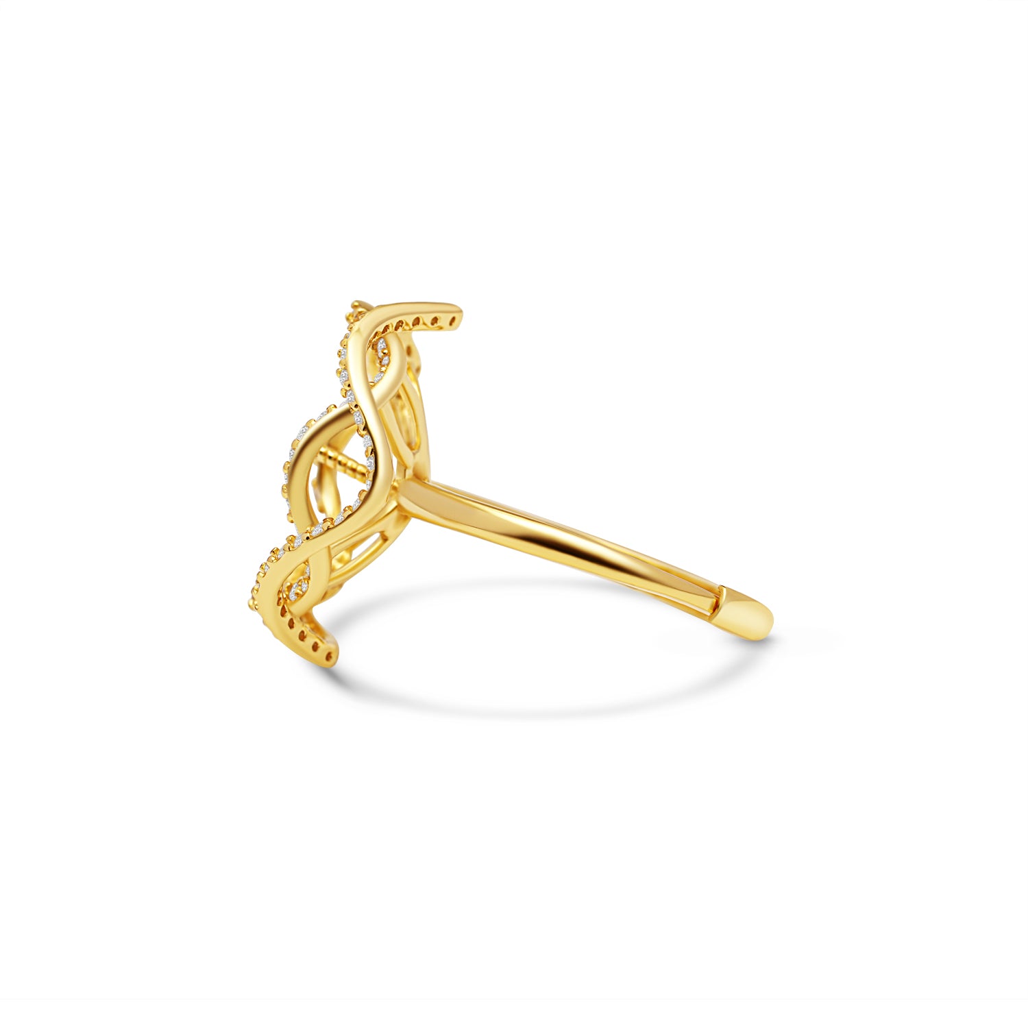 Adjustable Ring 925 Silver for pearl SC405G