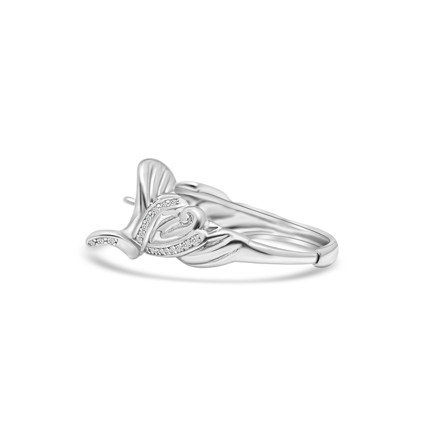Adjustable Ring 925 Silver for pearl SC392