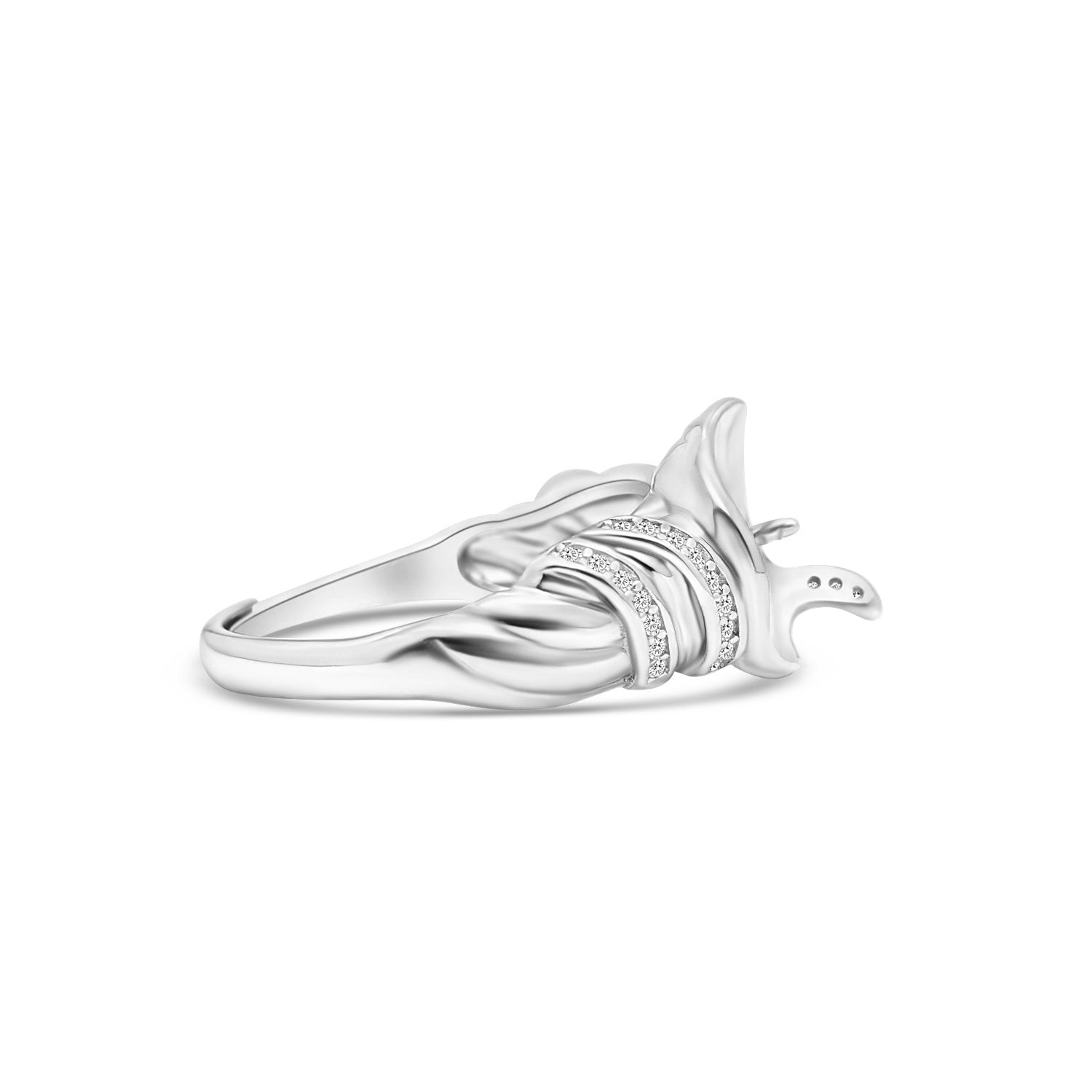 Adjustable Ring 925 Silver for pearl SC392