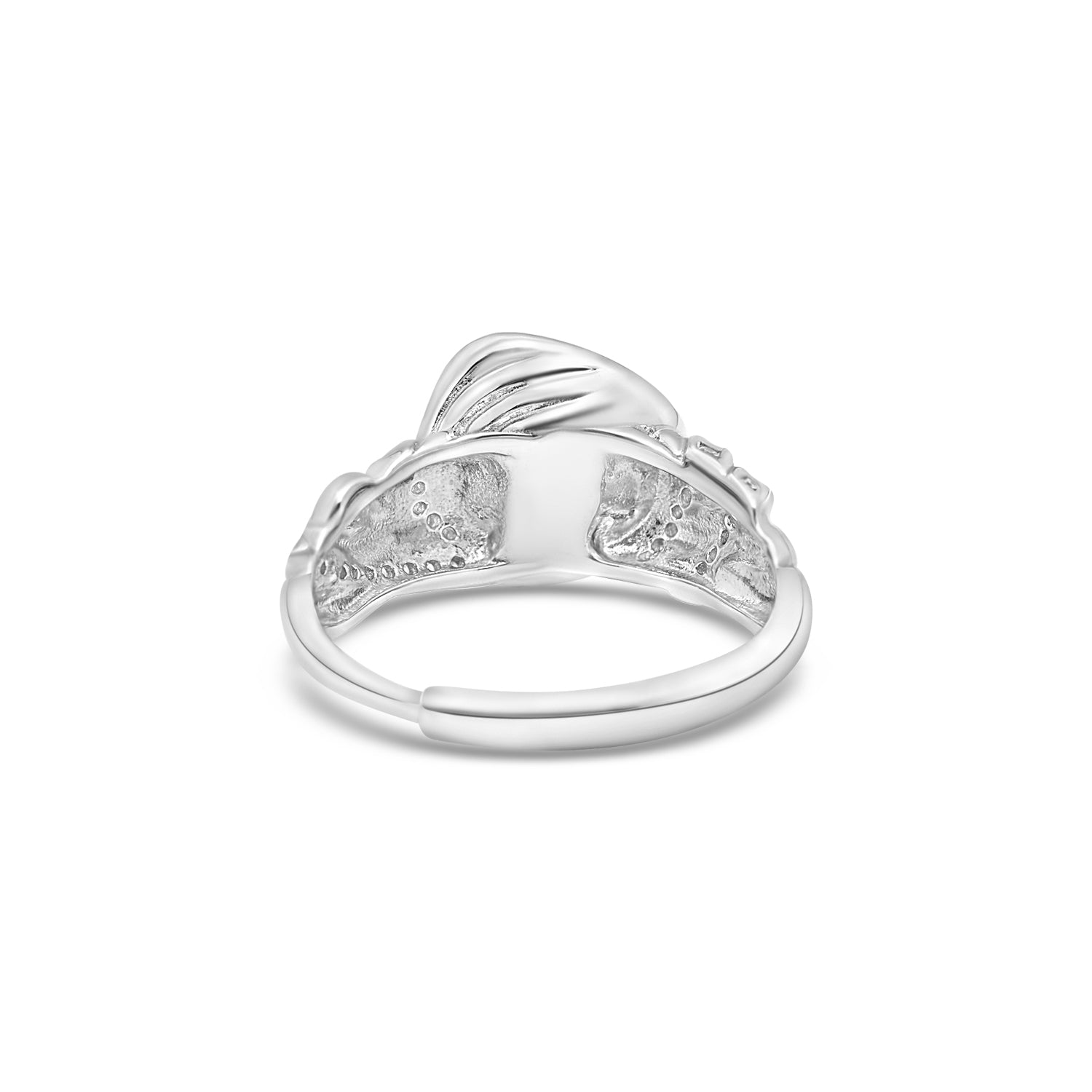 Adjustable Ring 925 Silver for pearl SC392