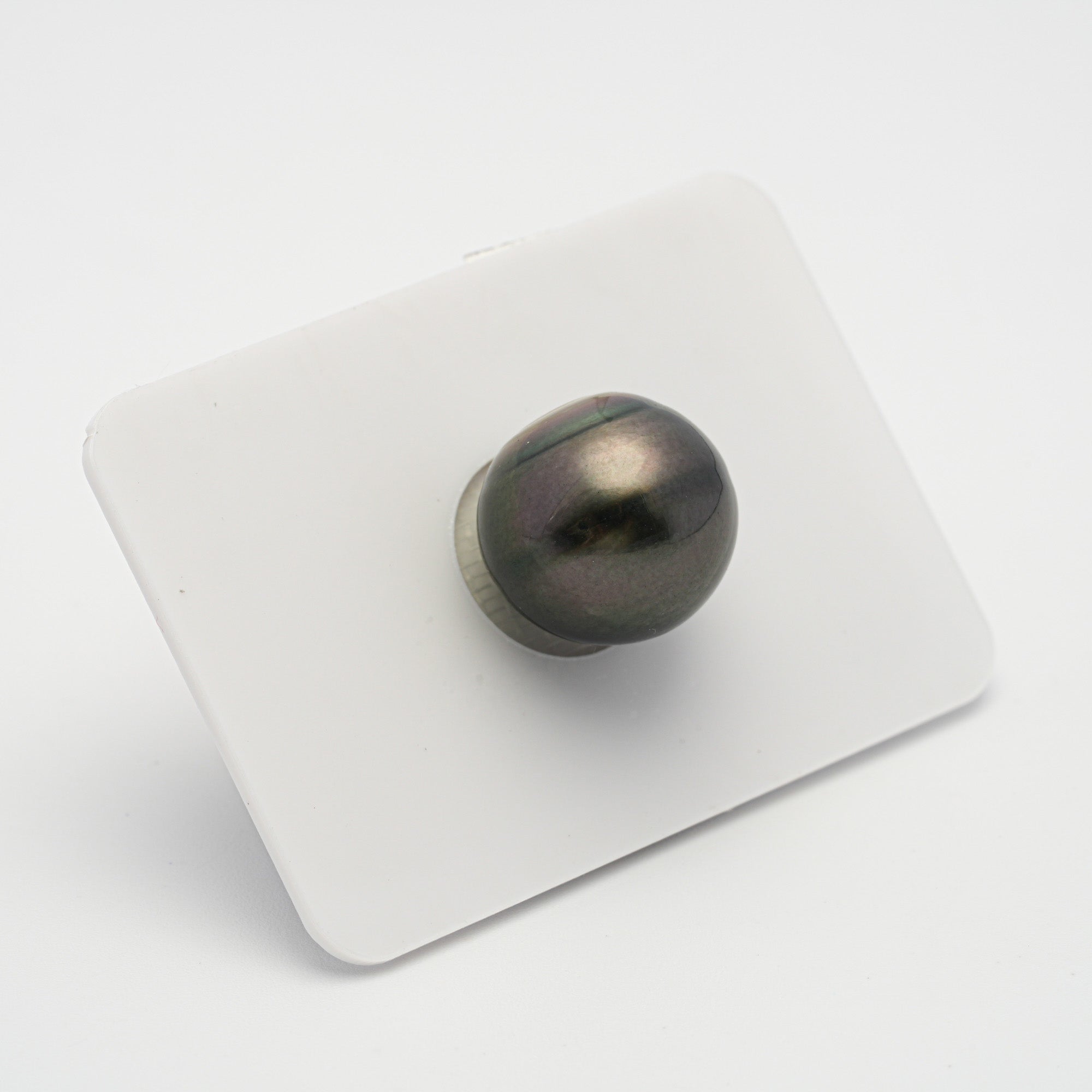 1pcs Dark Green 14.2mm - NR AA/A Quality Tahitian Pearl Single LP1837 TH1