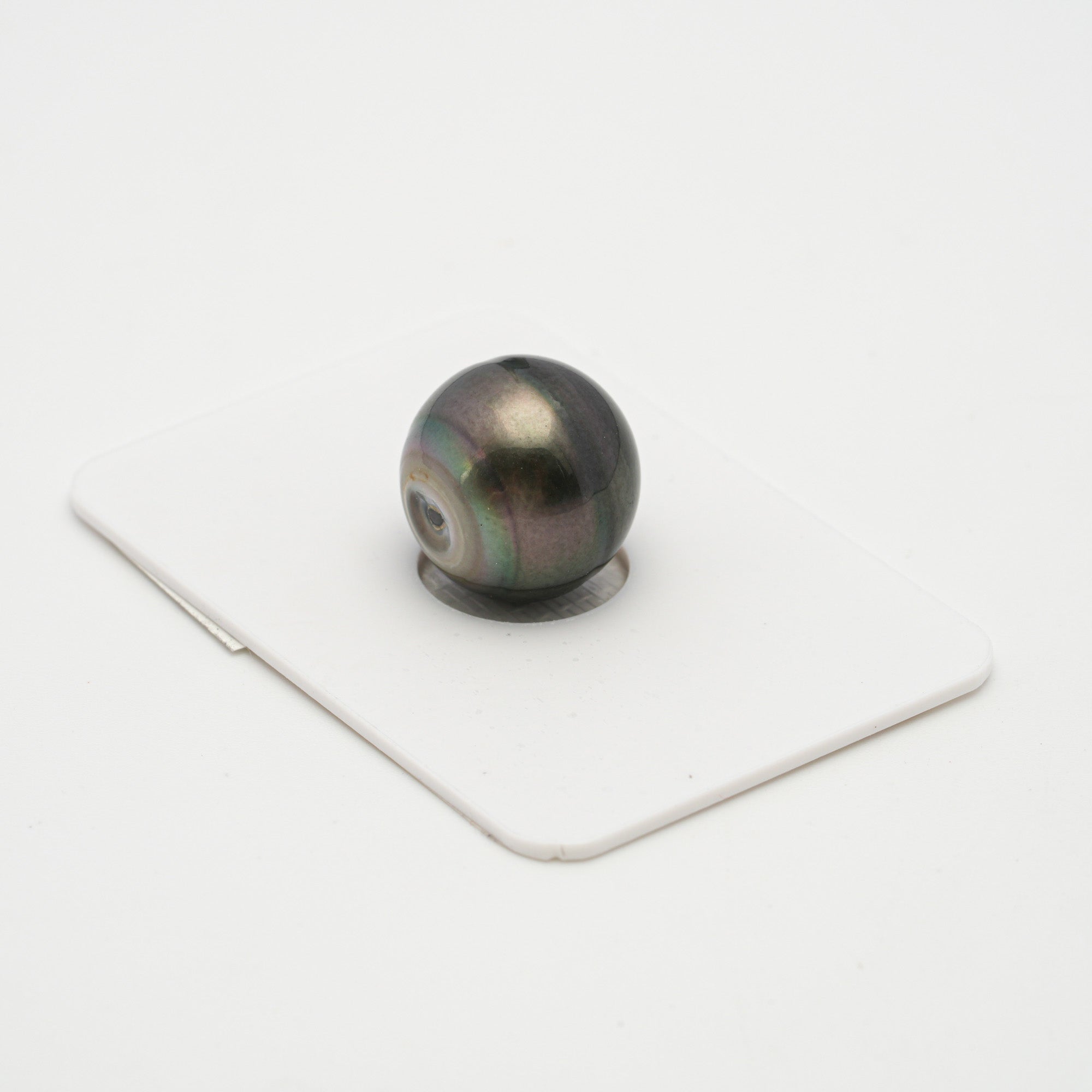 1pcs Dark Green 14.2mm - NR AA/A Quality Tahitian Pearl Single LP1837 TH1