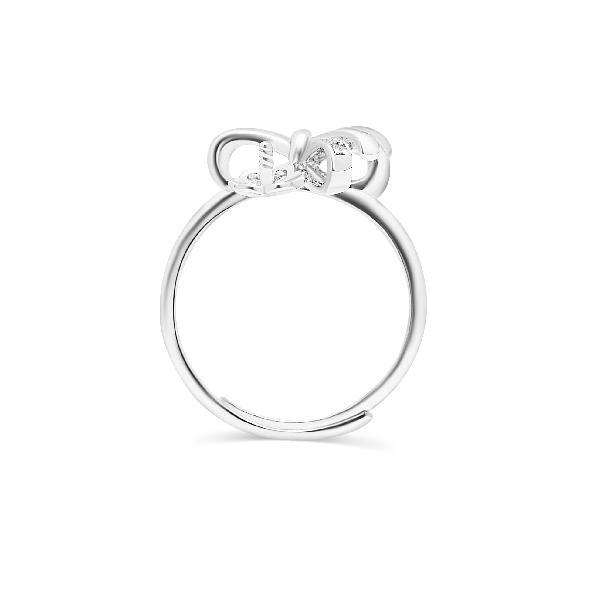 Adjustable Ring 925 Silver for pearl SC491