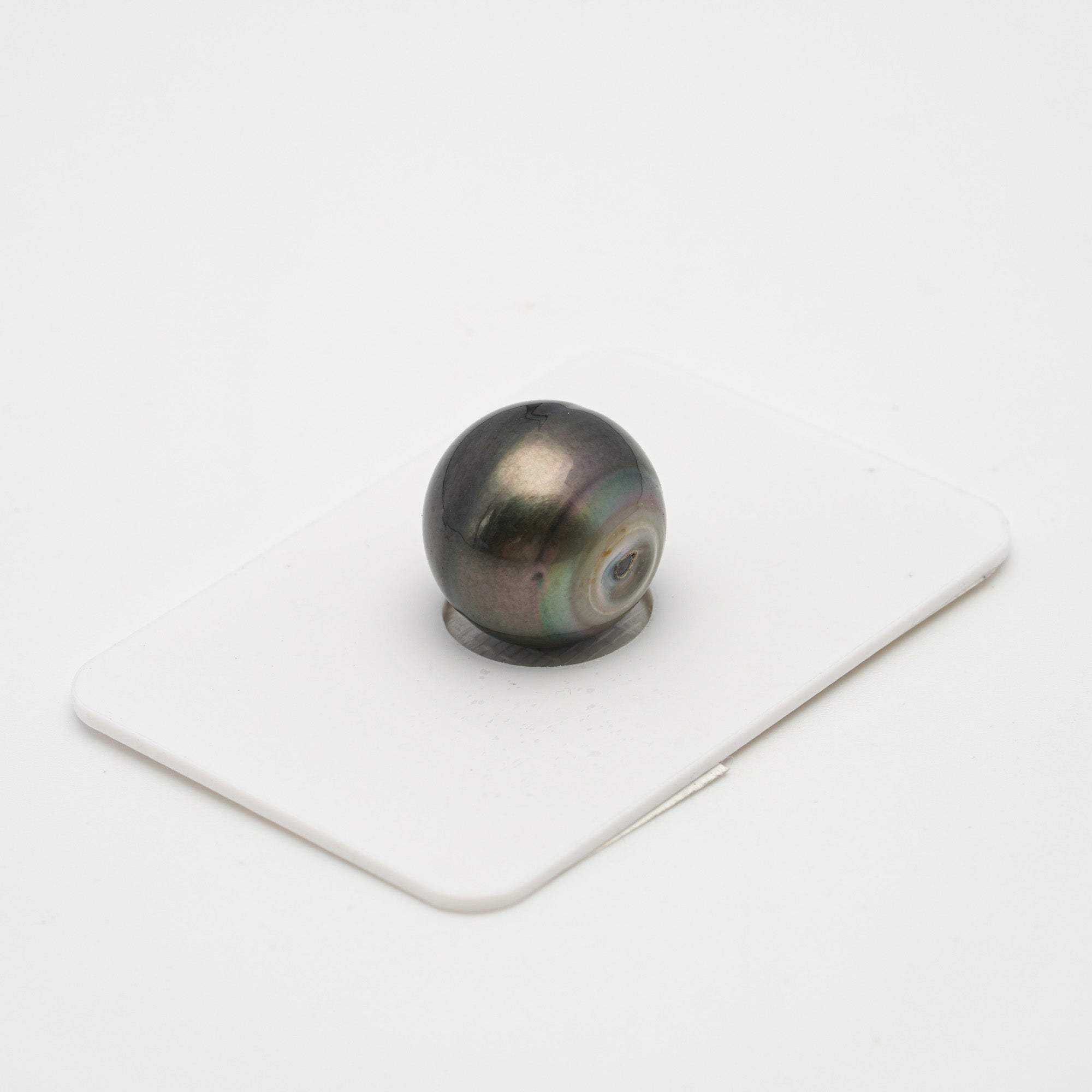 1pcs Dark Green 14.2mm - NR AA/A Quality Tahitian Pearl Single LP1837 TH1