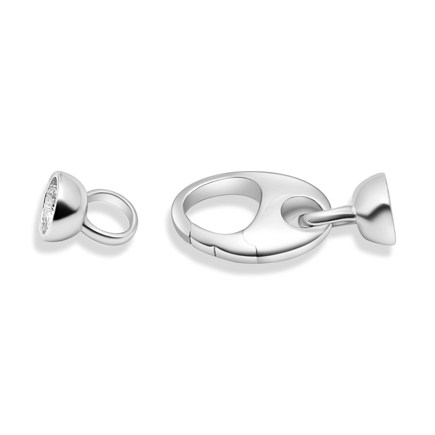 Ball Clasp 925 Silver for Pearl Necklace or Bracelet SC294