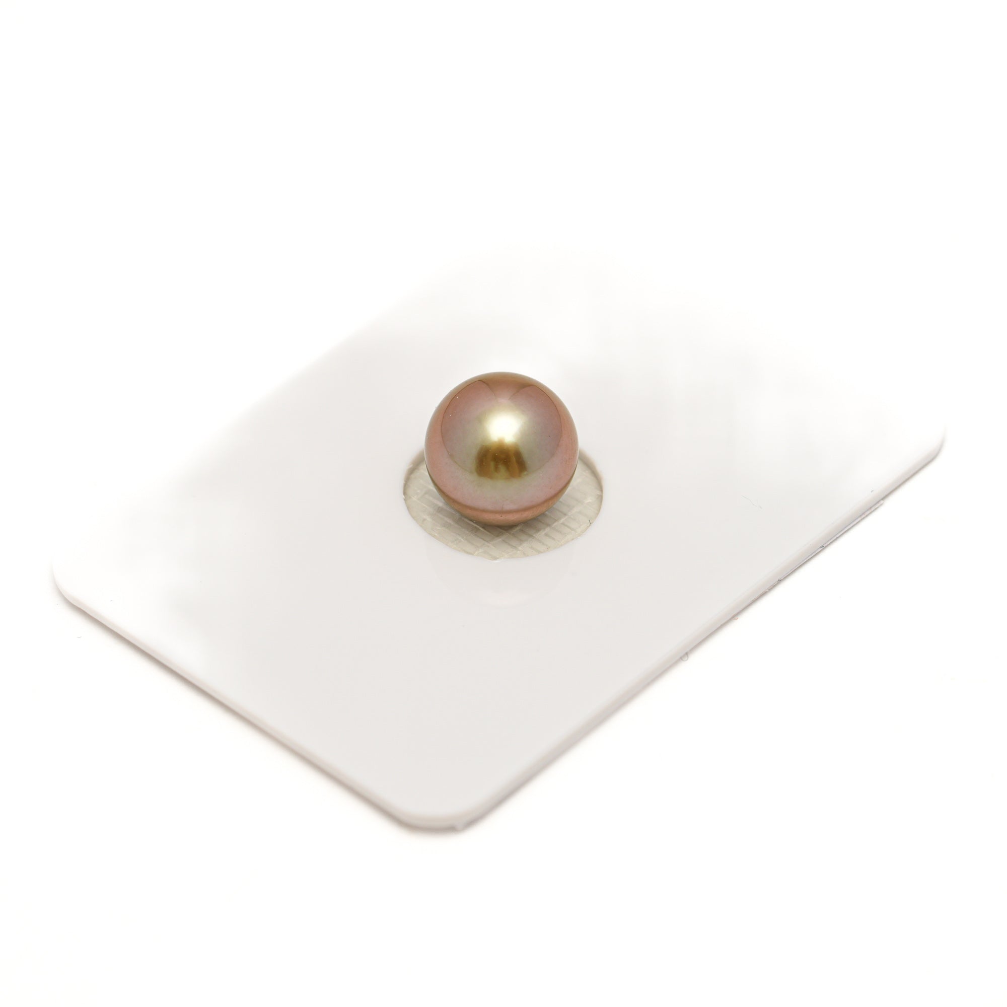 1pcs "High Luster" Light Pink 9.3mm - RSR AAA Quality Tahitian Pearl Single LP2372 OR13