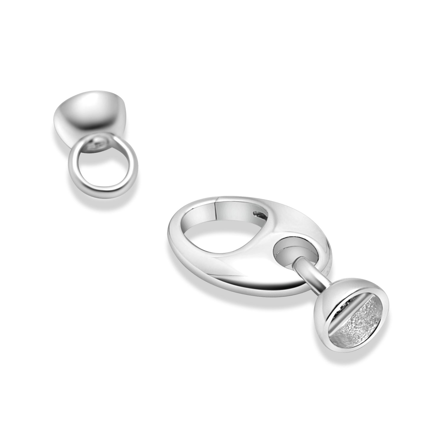 Ball Clasp 925 Silver for Pearl Necklace or Bracelet SC294