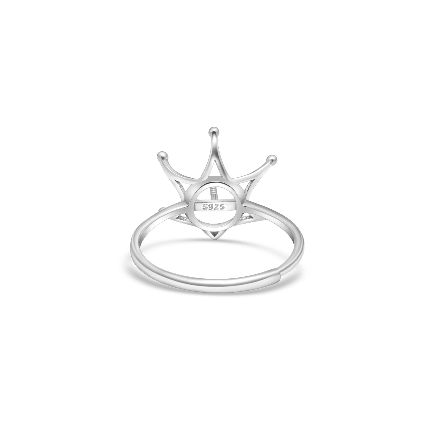 Adjustable Ring 925 Silver for pearl SC393