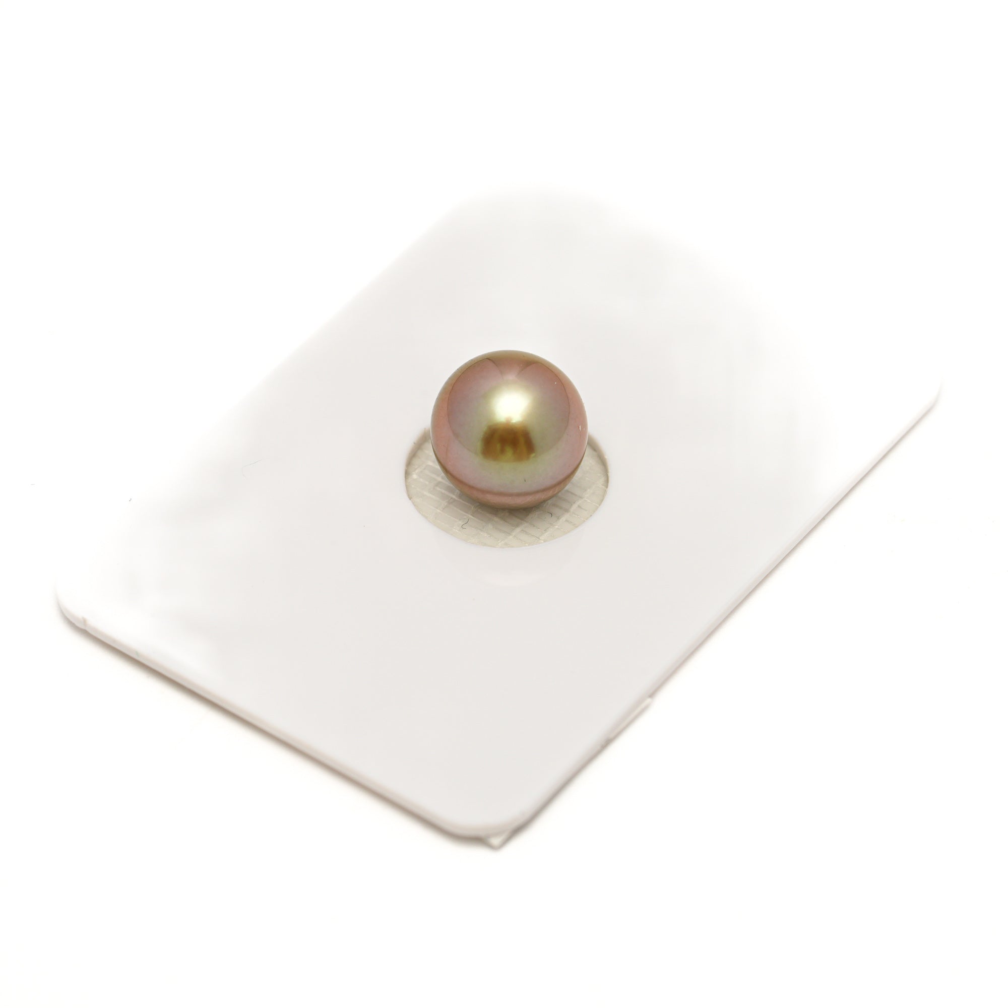 1pcs "High Luster" Light Pink 9.3mm - RSR AAA Quality Tahitian Pearl Single LP2372 OR13