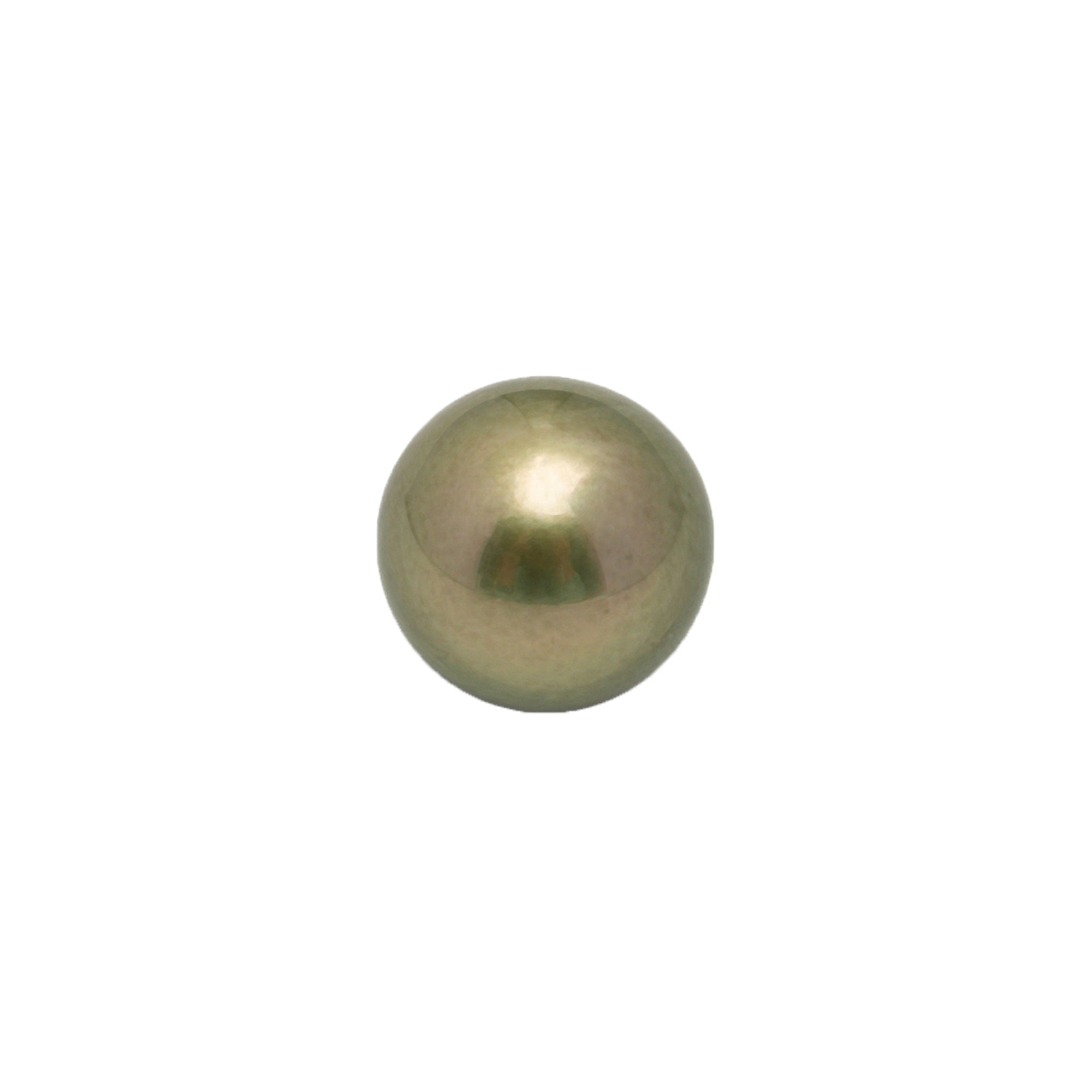 1pcs Yellow Green 12.9mm - RSR AA/AAA Quality Tahitian Pearl Single LP2264 OR12