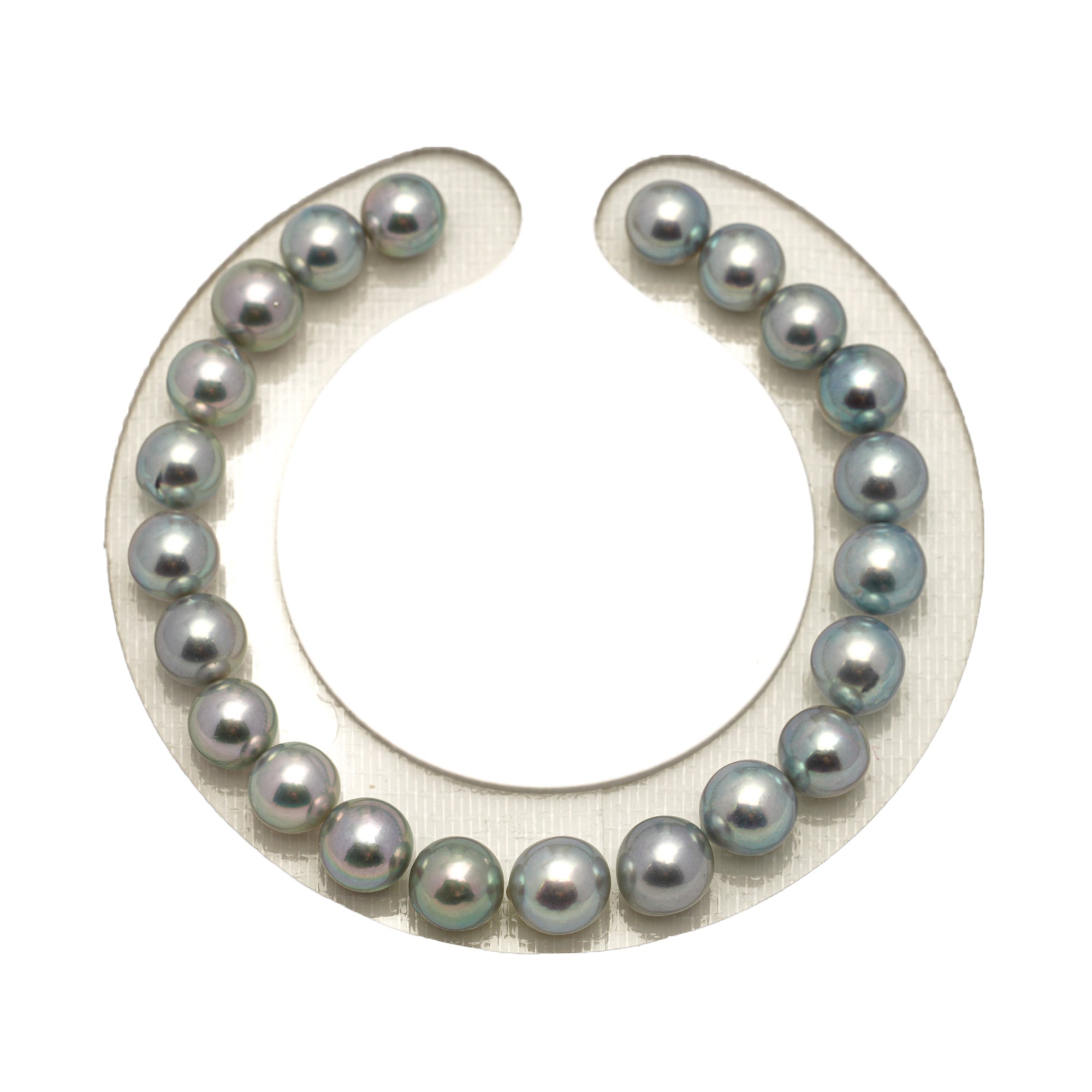 22pcs Akoya Pearl "High Luster" Silver Mix 7-7.9mm - SR/NR AA/AAA Quality Bracelet AKBR2404 CMA1