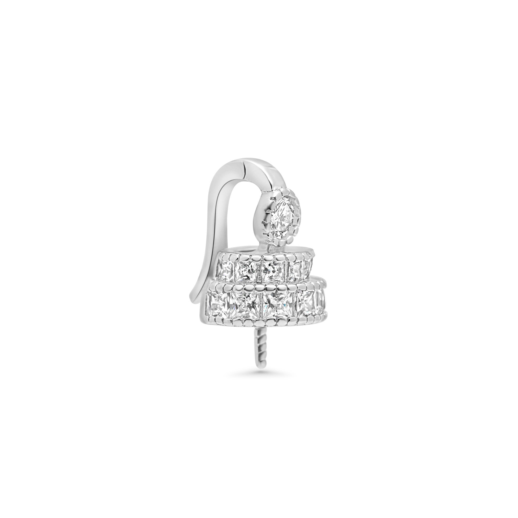 Pendant Clasp 925 Silver for Pearl SC481