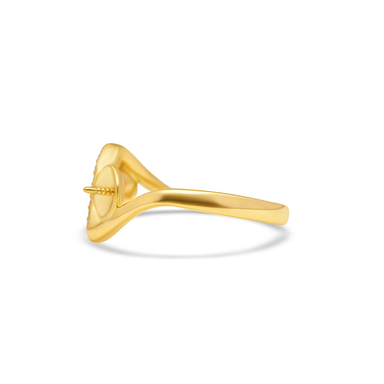 Adjustable Ring 925 Silver for pearl SC408G