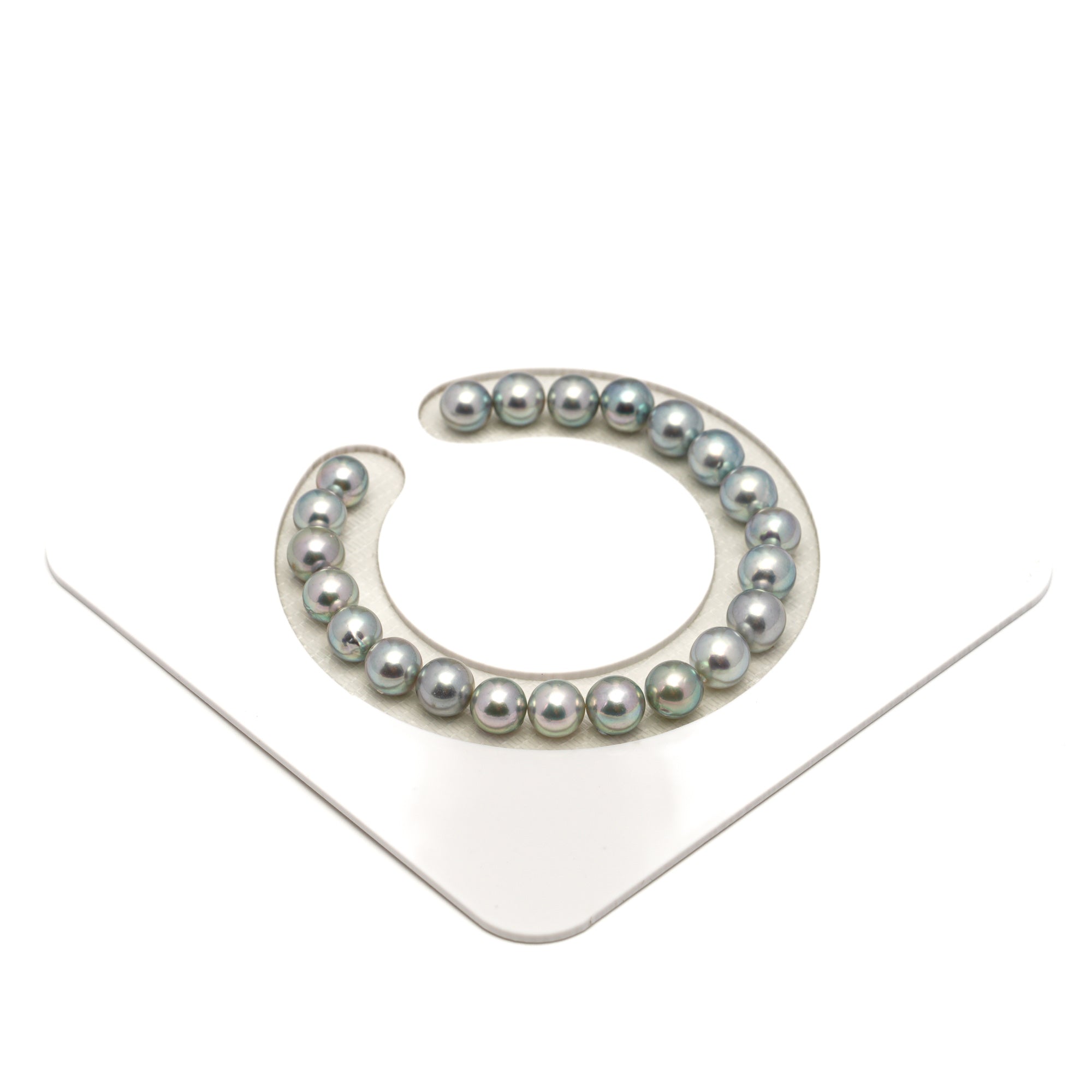 22pcs Akoya Pearl "High Luster" Silver Mix 7-7.9mm - SR/NR AA/AAA Quality Bracelet AKBR2404 CMA1