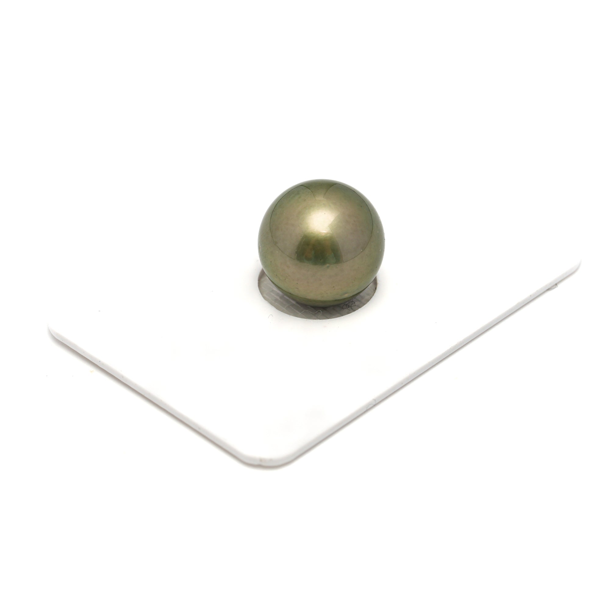 1pcs Yellow Green 12.9mm - RSR AA/AAA Quality Tahitian Pearl Single LP2264 OR12