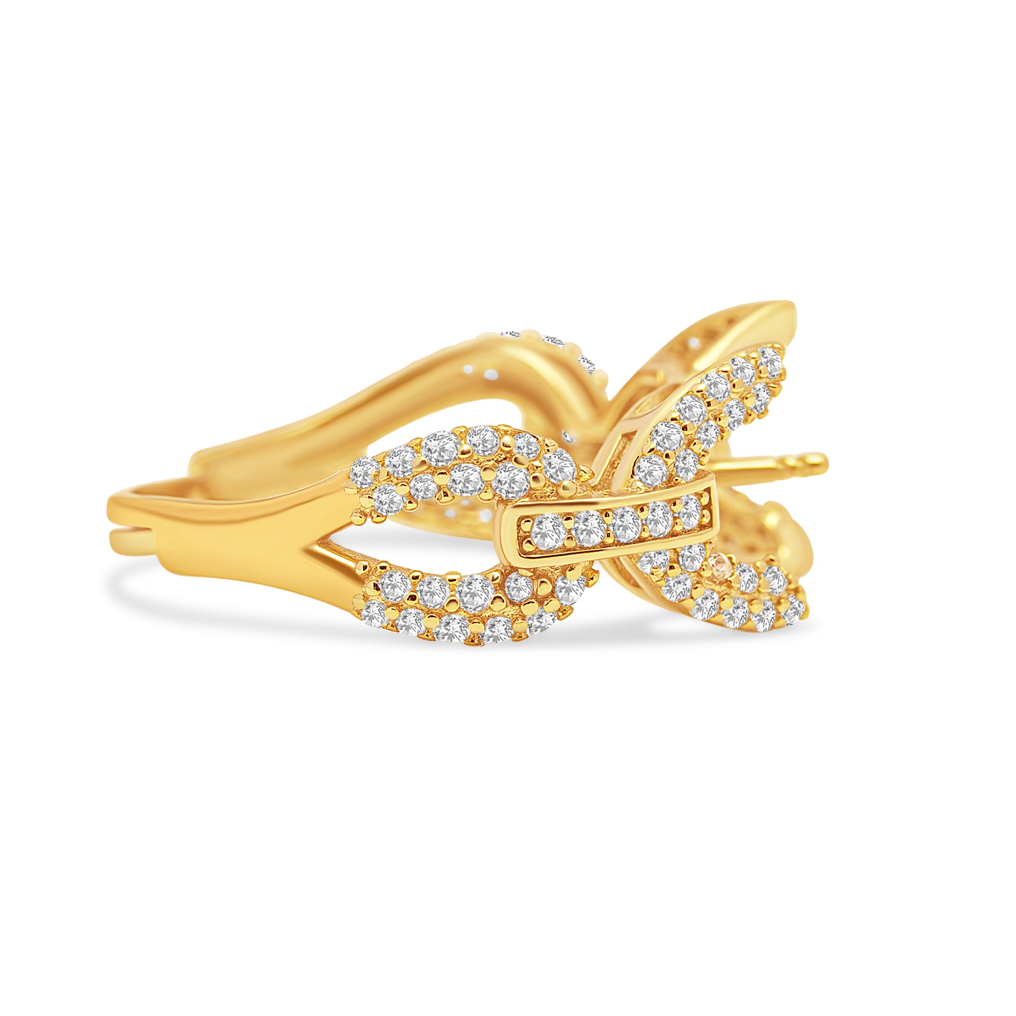 Adjustable Ring 925 Silver for pearl SC493G/SC493