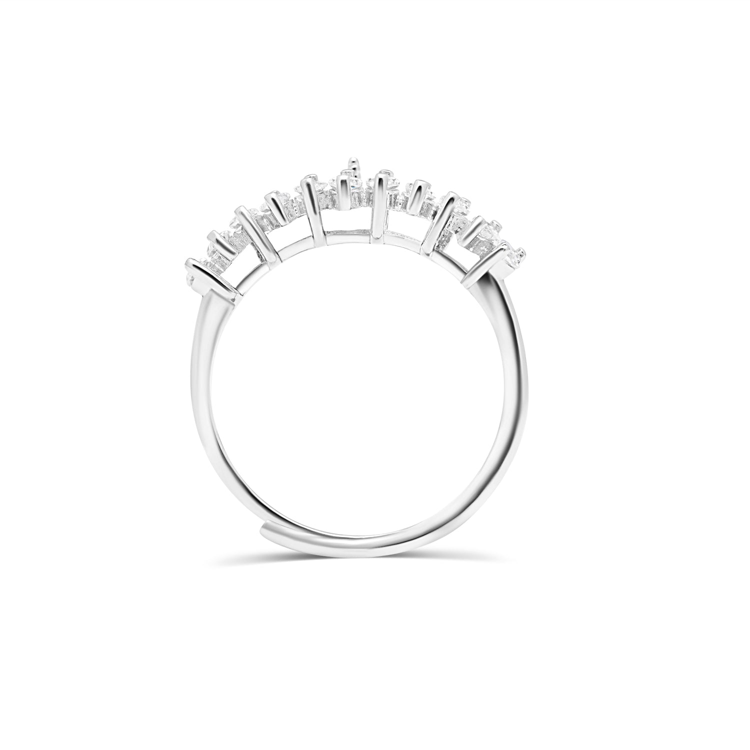 Adjustable Ring 925 Silver for pearl SC395